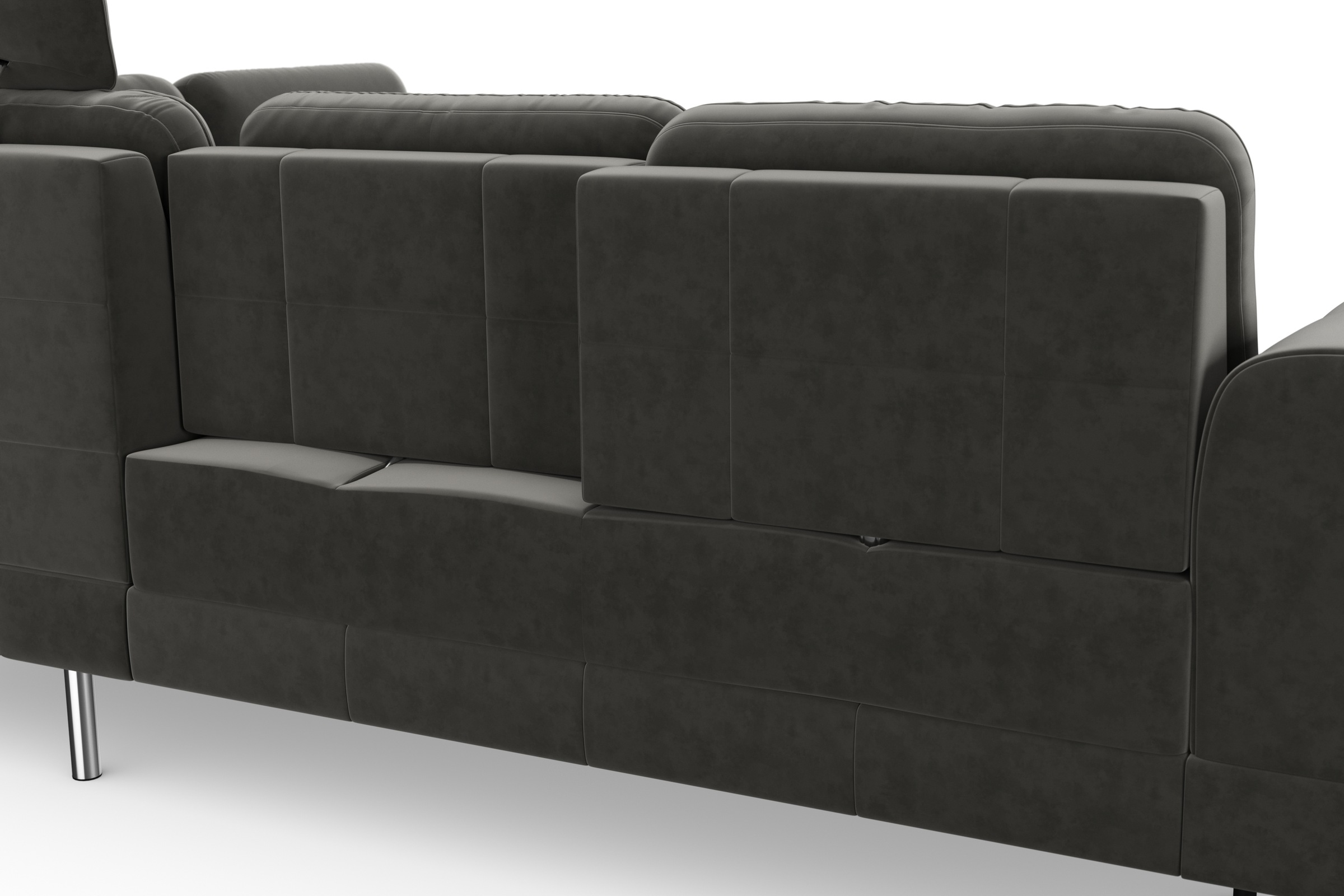 sit&more Ecksofa »Bendigo L-Form«, inklusive Sitztiefenverstellung, Bodenfreiheit 15 cm, in 2 Fußfarben