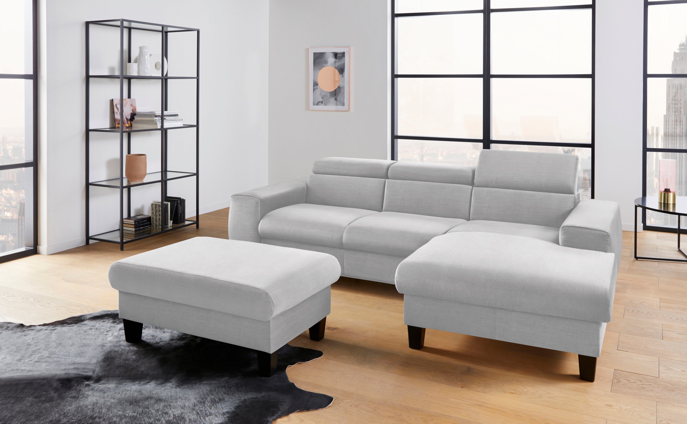 COTTA Polstergarnitur »Morven L-Form«, (Set), Set bestehend aus: Ecksofa mi günstig online kaufen