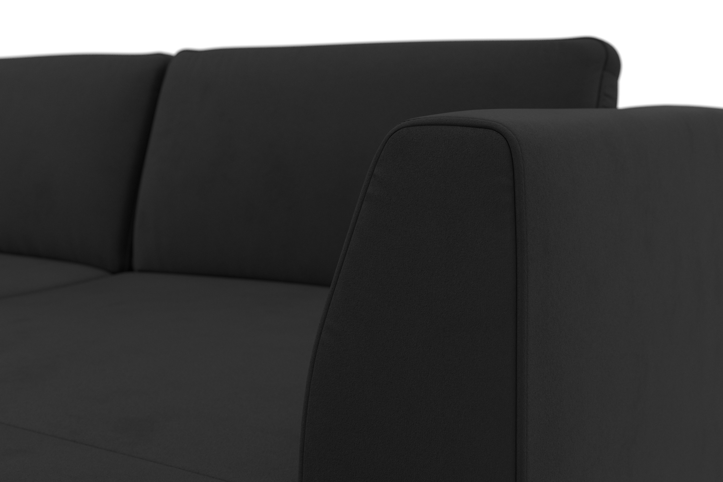 sit&more Wohnlandschaft »Olsen U-Form«, inklusive Sitztiefenverstellung, wahlweise mit Bettfunktion, 15cm hoch
