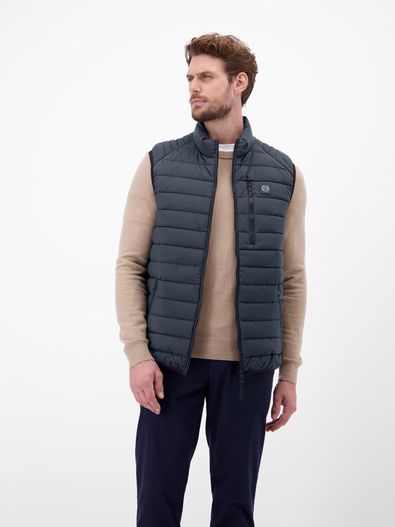 LERROS Steppweste »Funktionale Herren Steppweste« BLUE NIGHT XL XL Super leicht, weich und gefüttert