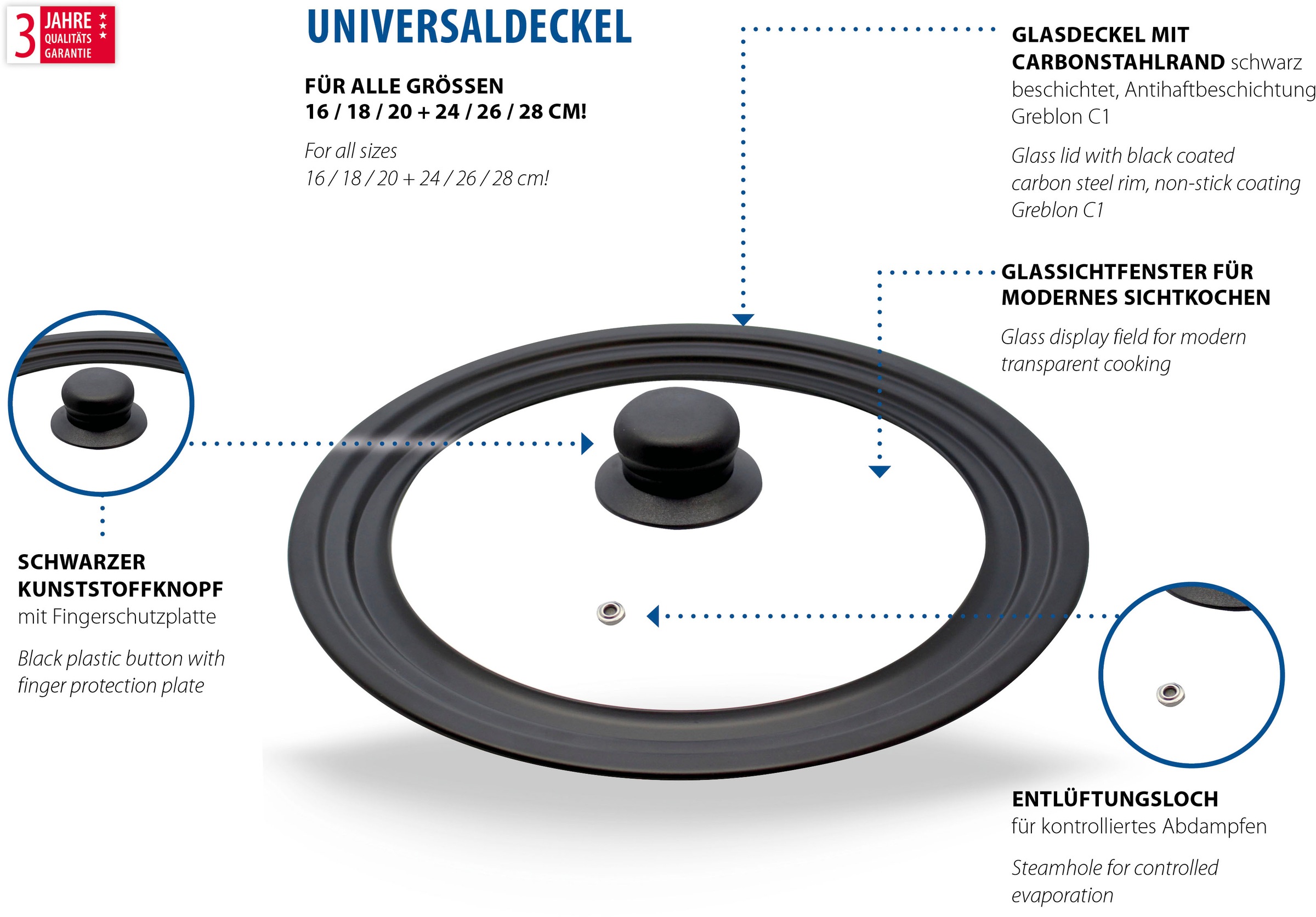 Elo Deckel für Ø 24/26/28 cm günstig online kaufen
