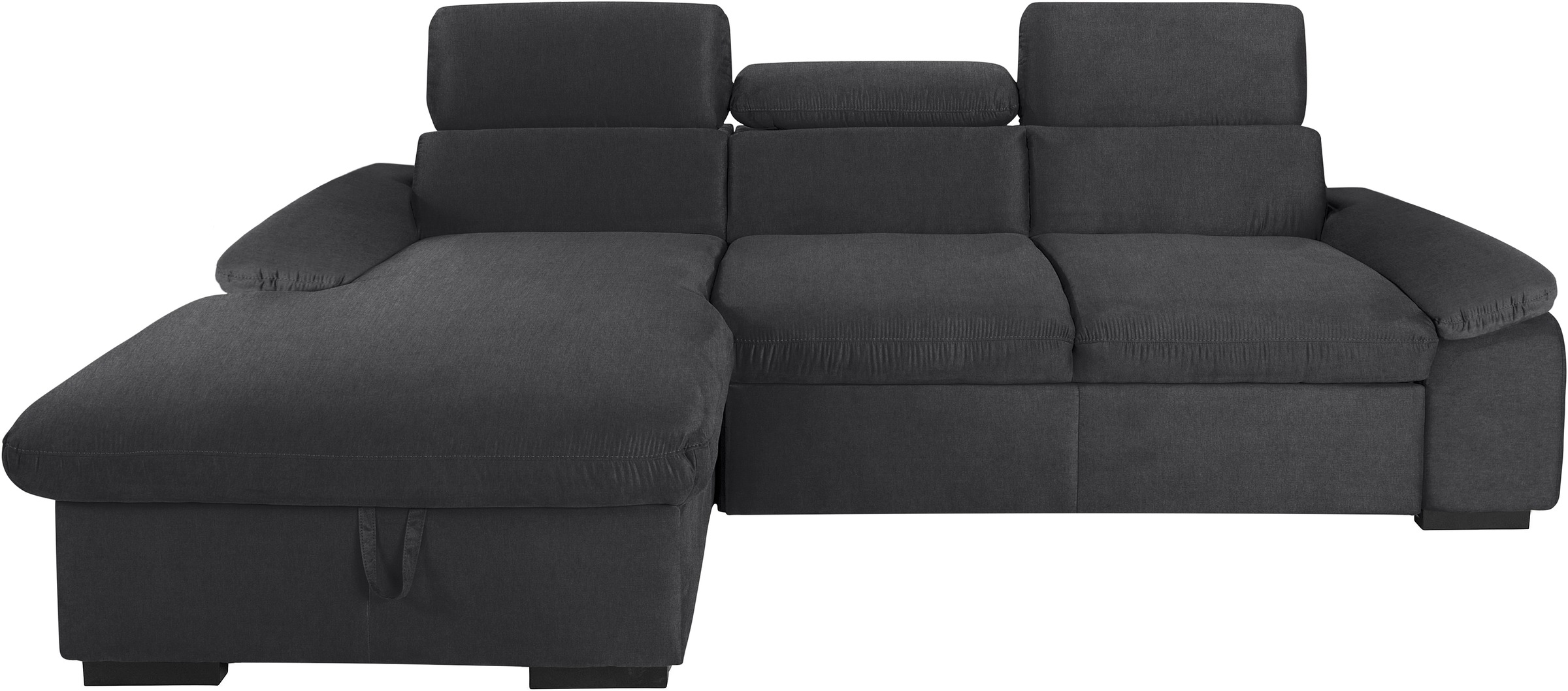 COTTA Ecksofa »Lola L-Form mit Kopfteilfunktion & Hocker« wahlweise mit Bet günstig online kaufen