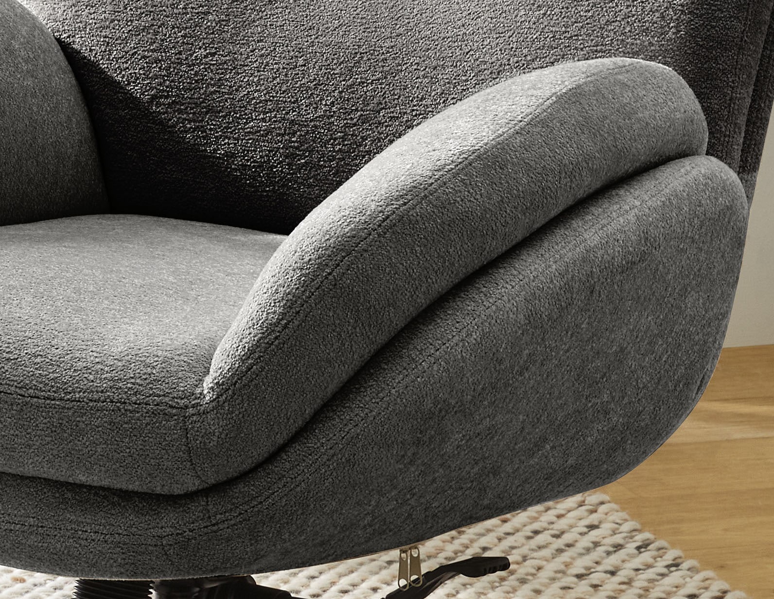 Jockenhöfer Gruppe Relaxsessel »Hawaii, B: 76 cm, Sitzhöhe: 48 cm« Set: mit Hocker, 360° Drehfunktion, feststellbare Wipp-Funktion