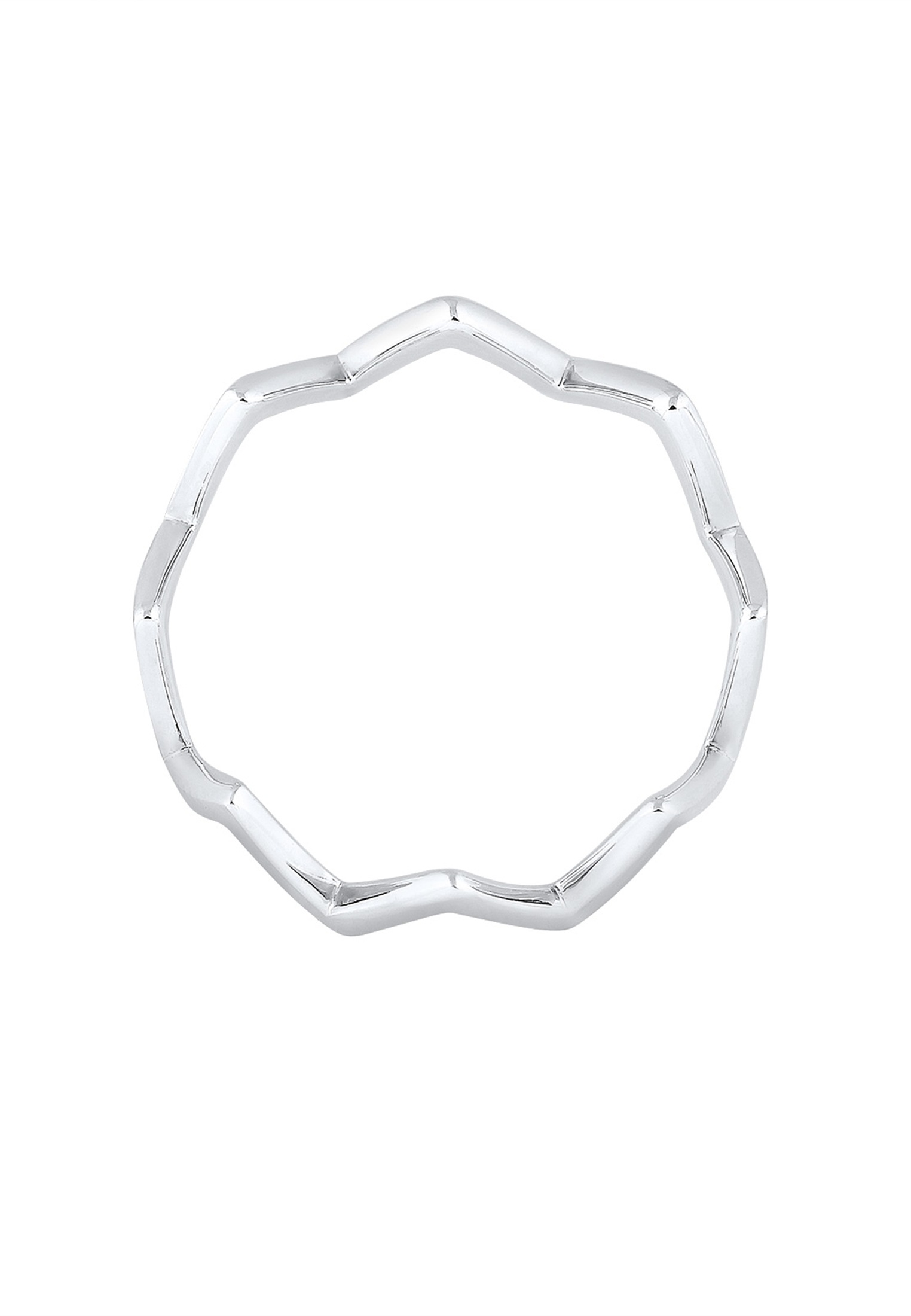 Elli Fingerring »Zick Zack Design 925 Sterling Silber«