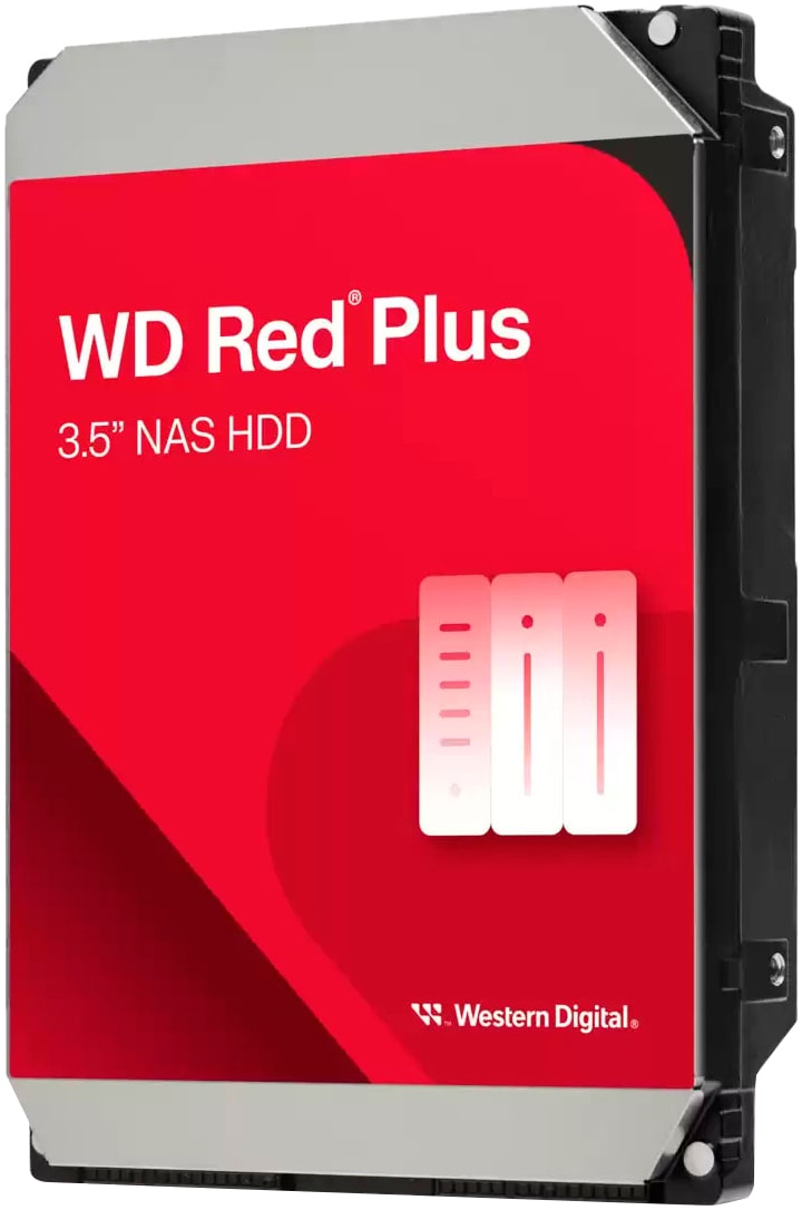 Western Digital HDD-NAS-Festplatte »Red Plus 12 TB«, 3.5 Zoll, Anschluss Serial ATA III