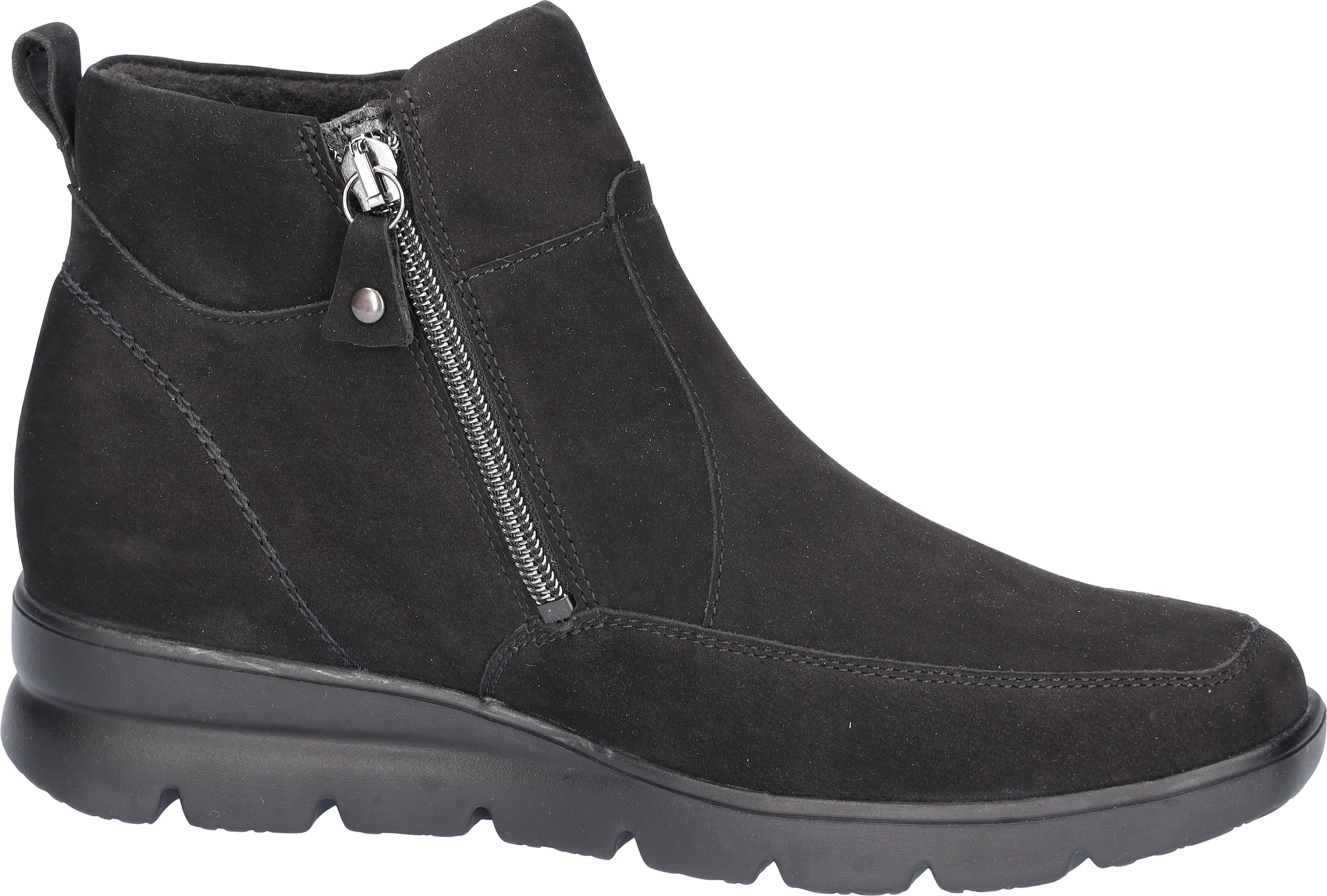 Waldläufer Schlupfboots »H-BRUNI«, Winterboots, Stiefelette, Bequemschuh in Komfortweite G (= weit)