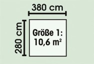 Kiehn-Holz Gartenhaus »Gipsberg 1«, (Set)