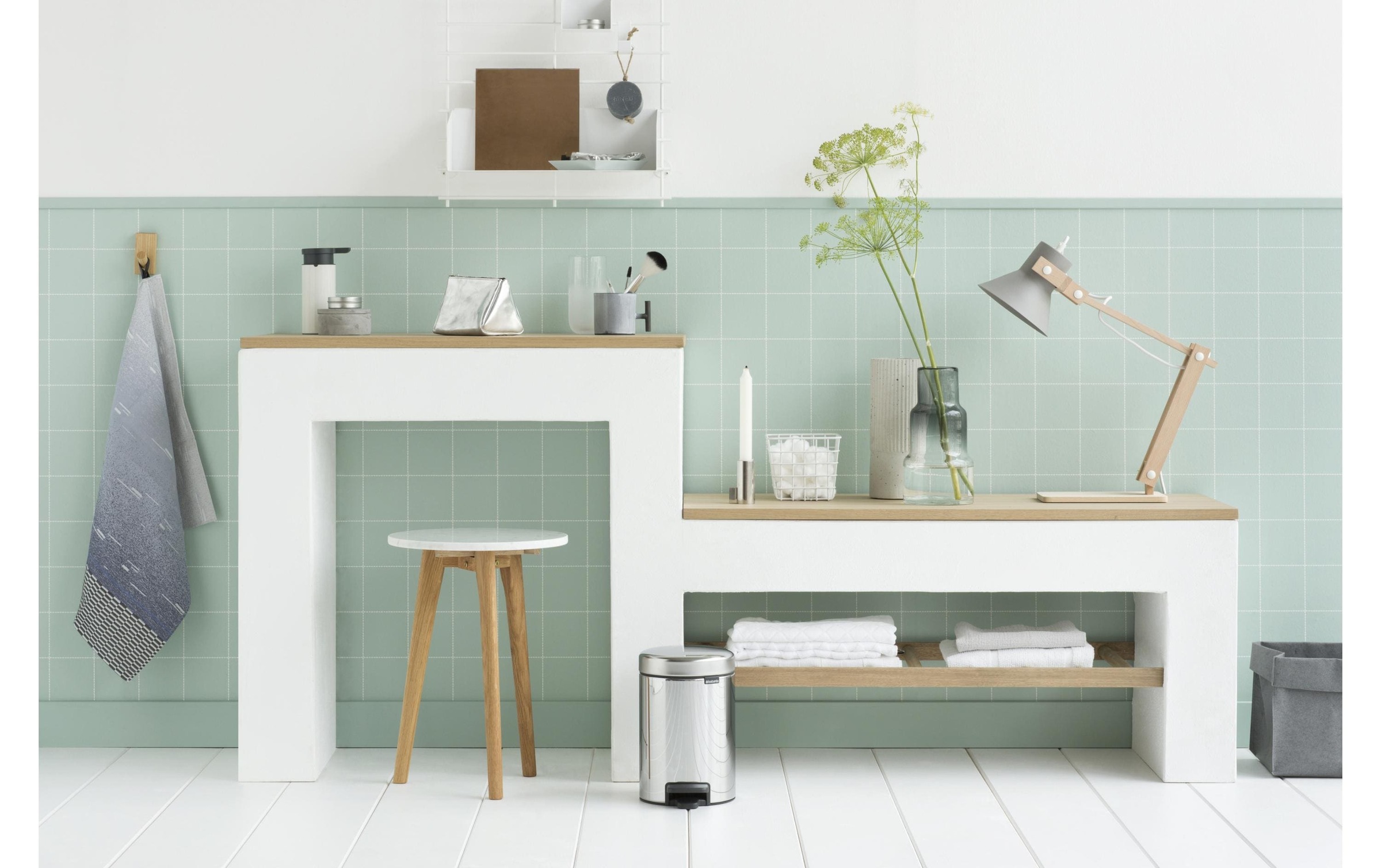 Brabantia Kosmetikeimer »NewIcon 3 l, Brilliant Steel« 1 Behälter