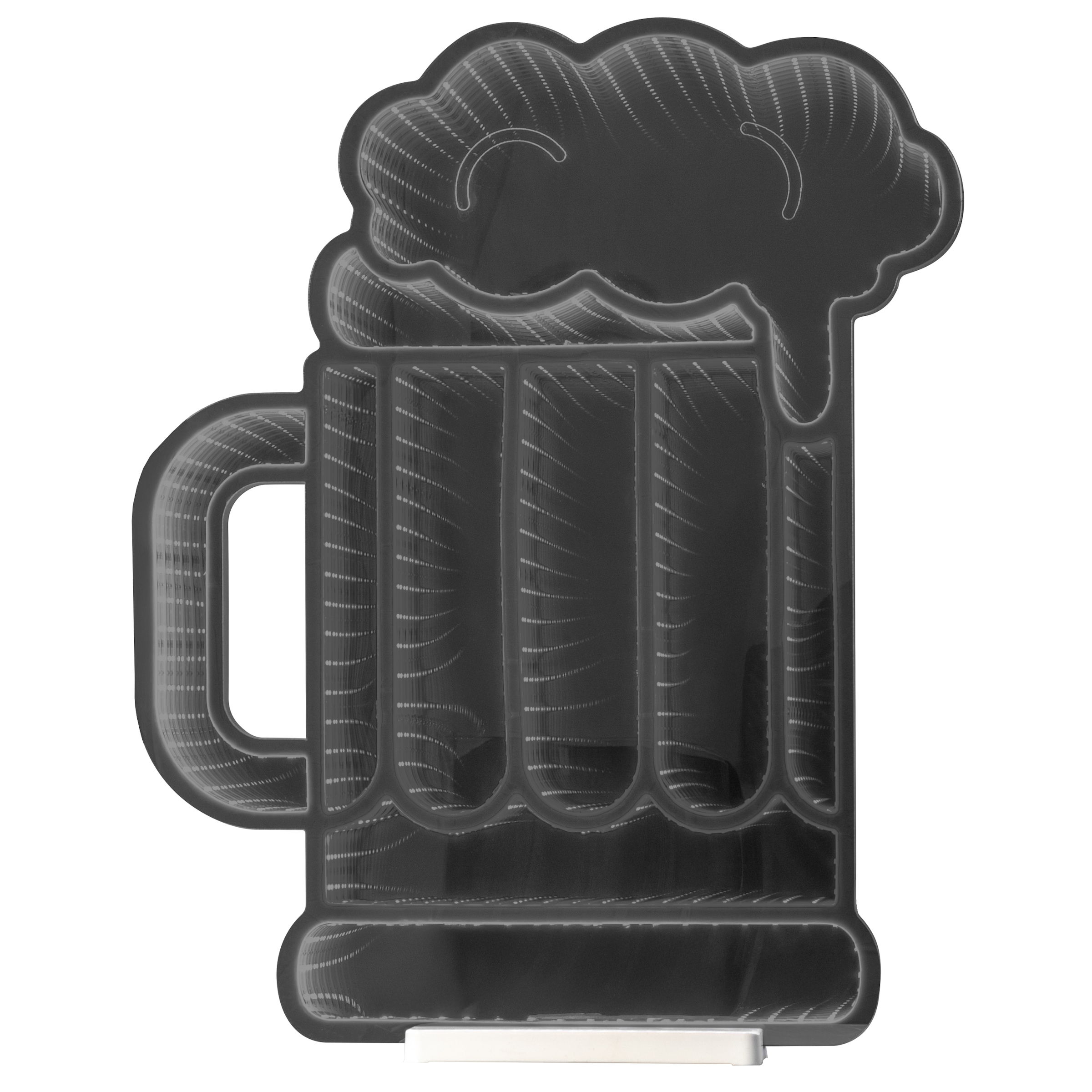 my home LED Dekofigur »Evaya« LED-Modul 1 Stk. Warmweiß Infinity Effekt, Weihnachtsdeko für Innen, beidseitig beleuchte