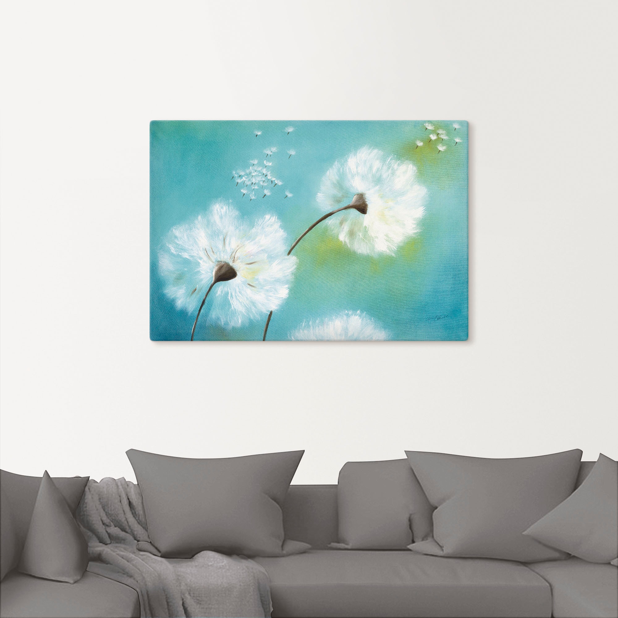 Artland Wandbild »Pusteblumen«, Blumen, (1 St.), als Alubild, Outdoorbild, günstig online kaufen