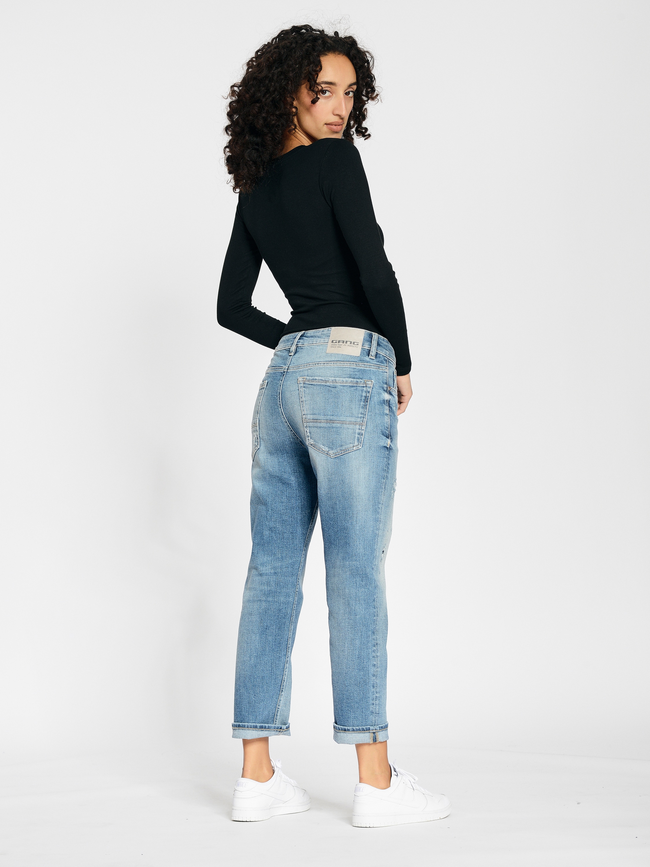 GANG Boyfriend-Jeans »GANG Jeans Boyfriend 94NICA CROPPED«