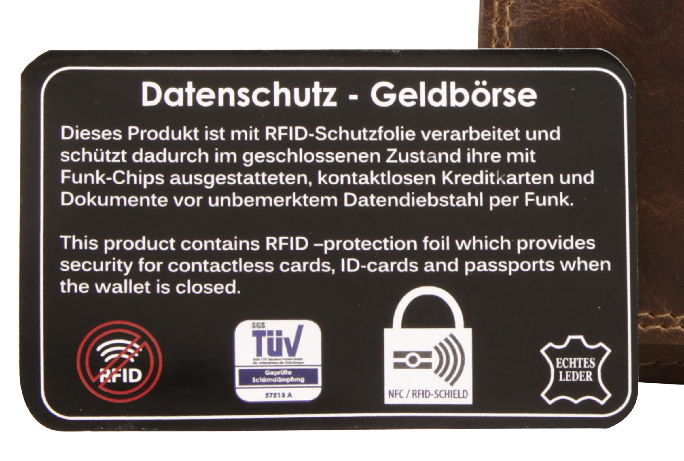 Bagan Geldbörse echt Leder