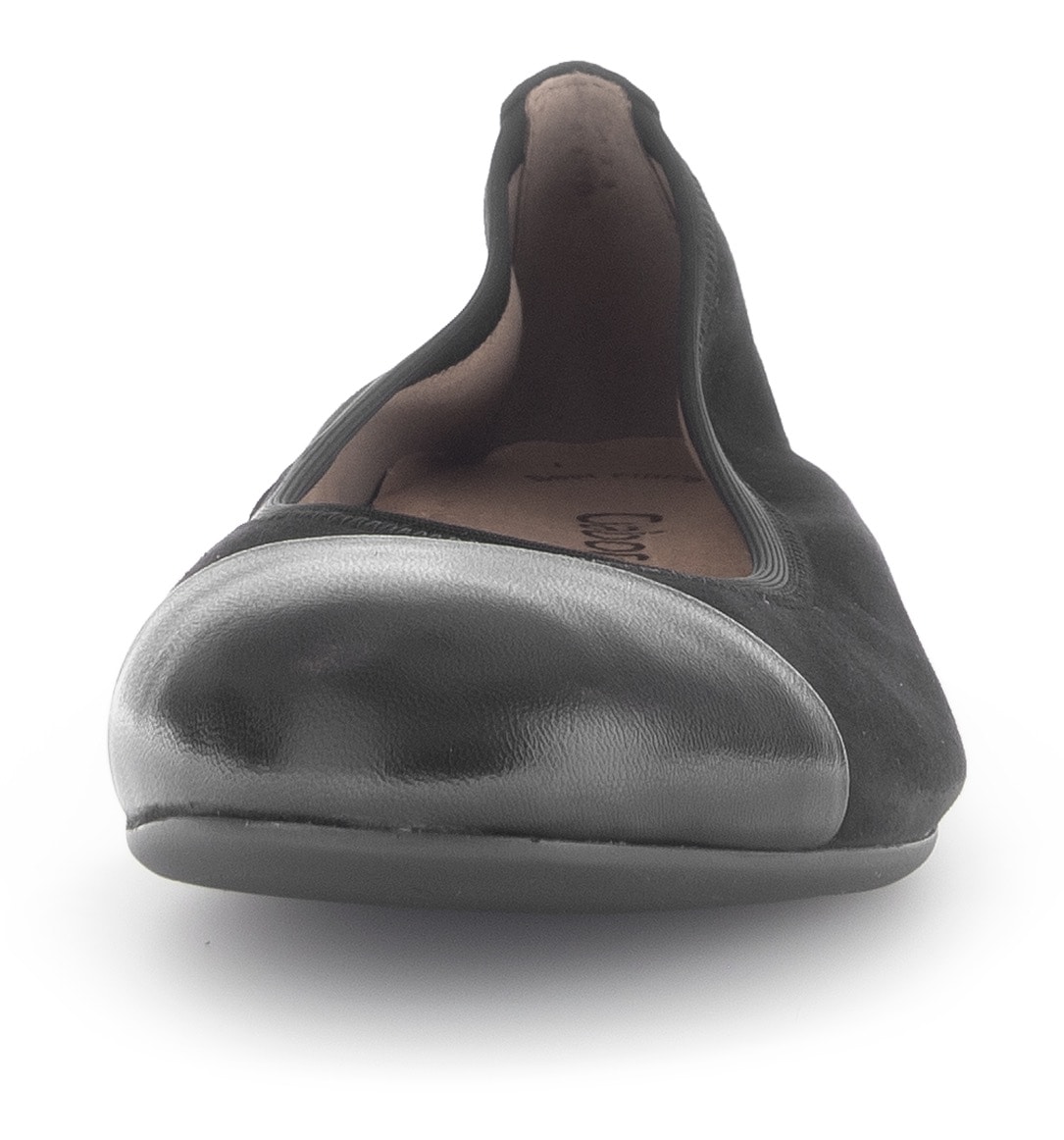 Gabor Ballerina, Blockabsatz, Schlupfschuh, Businesschuh mit Best Fitting-Ausstattung