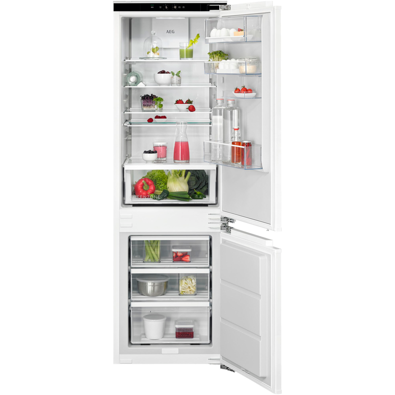 AEG Einbaukühlgefrierkombination Serie 7000 »TSC7M183EC« 176, 9 cm hoch 55, 7 cm breit 245 Liter, GreenZone-Vitamine bleiben erhalten, NoFrost,...