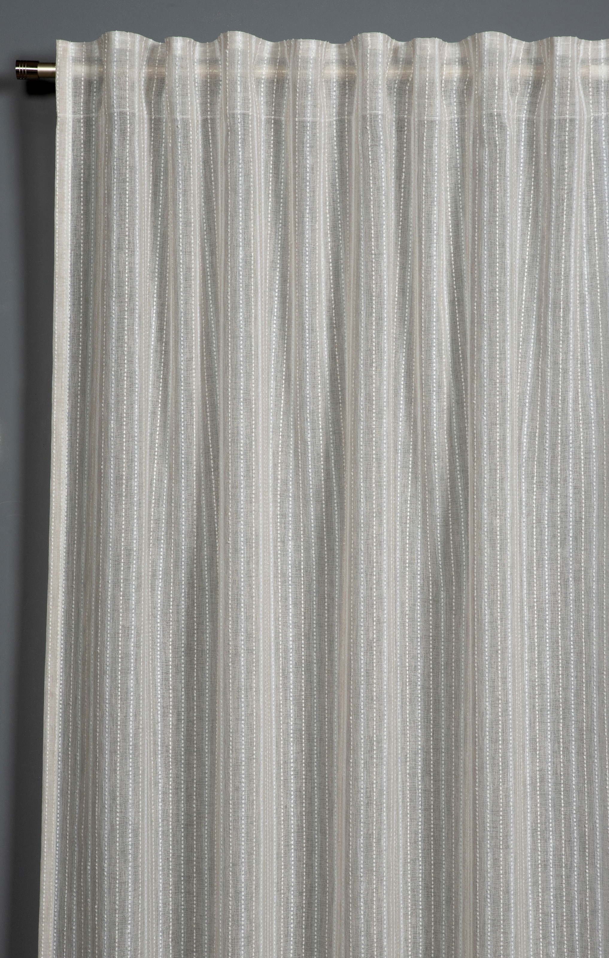 Sehlbach Gardine »Schal Effektgarn Voile« Schlaufen 1 Stk. tlg. mit Gardine günstig online kaufen