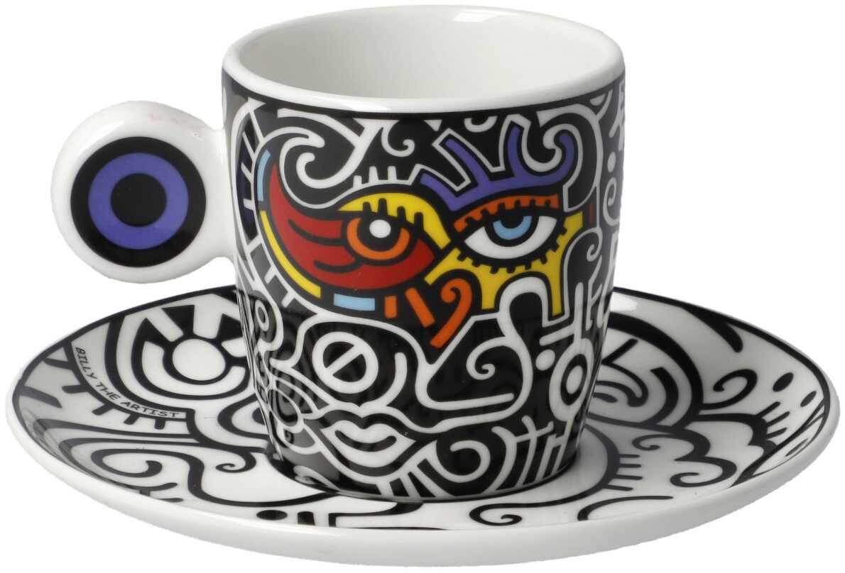 Goebel Espressotasse »Billy the Artist«, Pop Art, Billy The Artist - Bright Eyes II