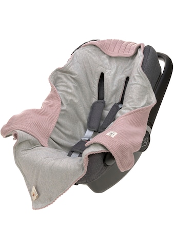 Einschlagdecke »Einschlagdecke für Babyschale, dusty pink«