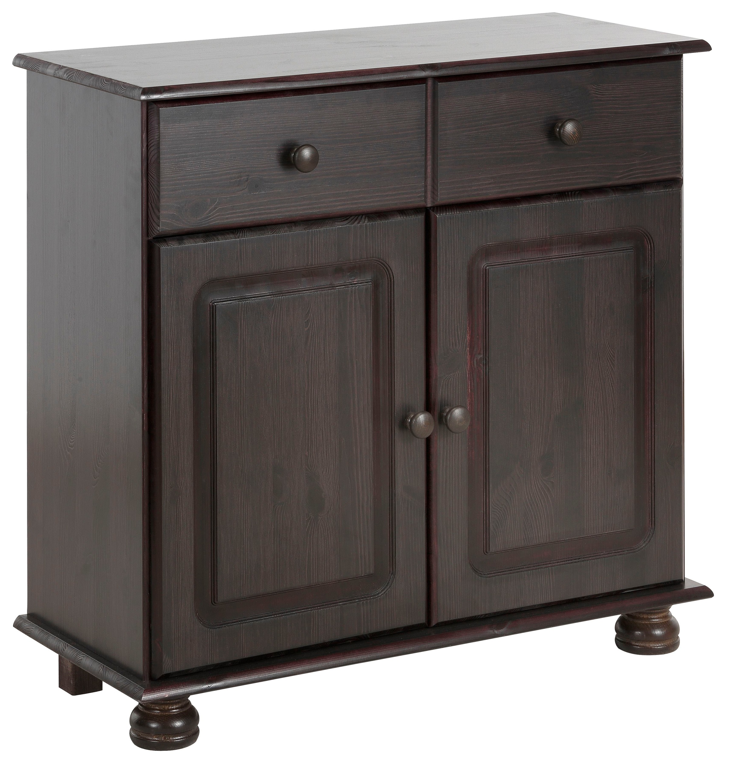 Home affaire Sideboard "Mette" Kommode mit gefrästen, kugelförmigen Füßen, günstig online kaufen