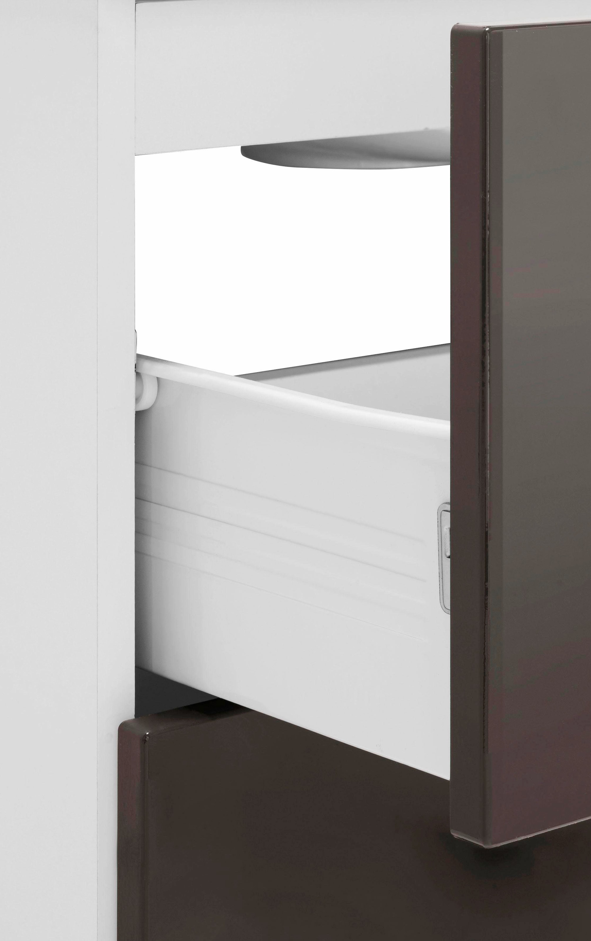 welltime Waschbeckenunterschrank »Venedig«, Badmöbel, Waschtisch inkl. Waschbecken, Breite 60 cm