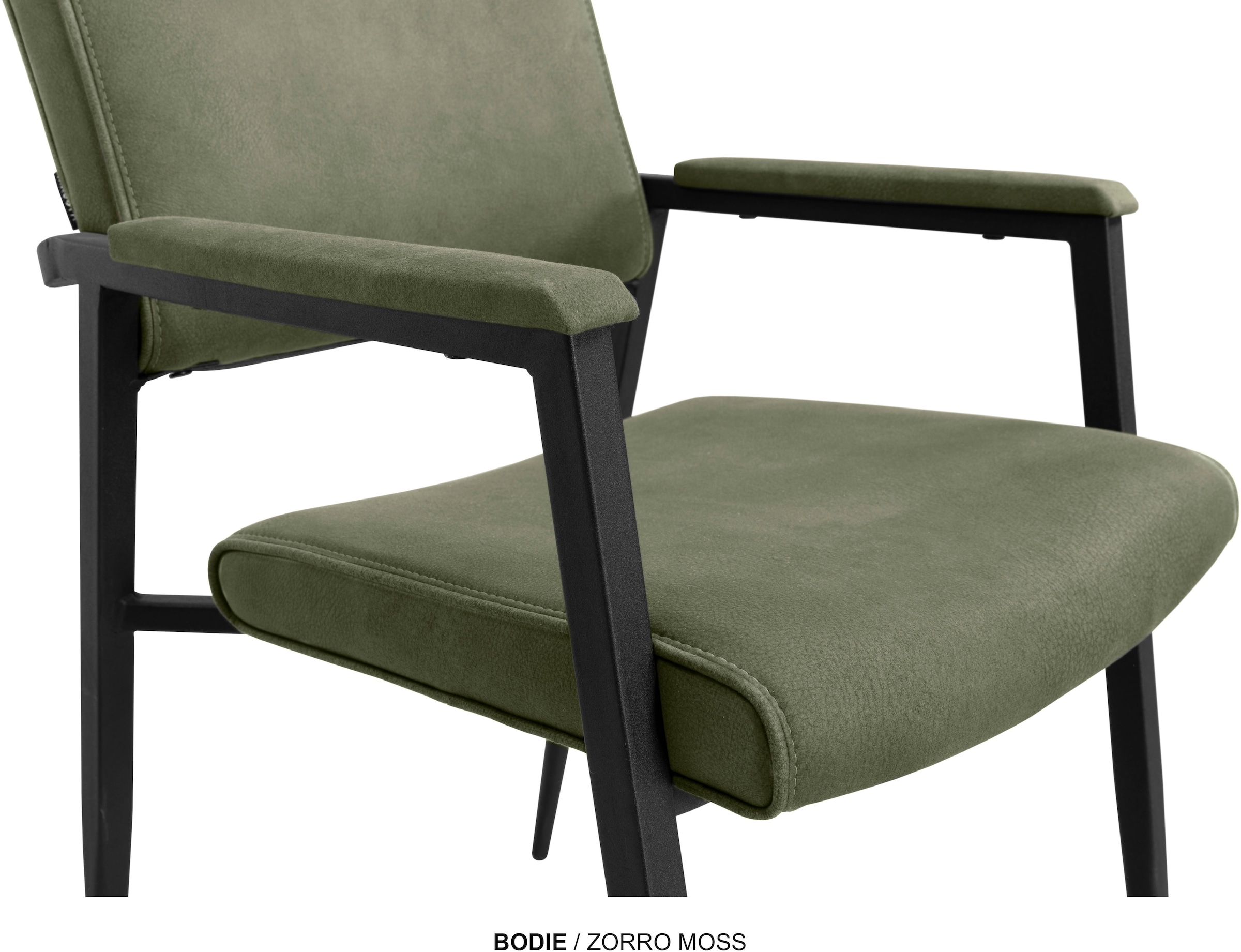 OMG Design Esszimmerstuhl »Bodie« (Set) 2 Stk.bequemer Armlehnenstuhl, pflegeleichter Bezug