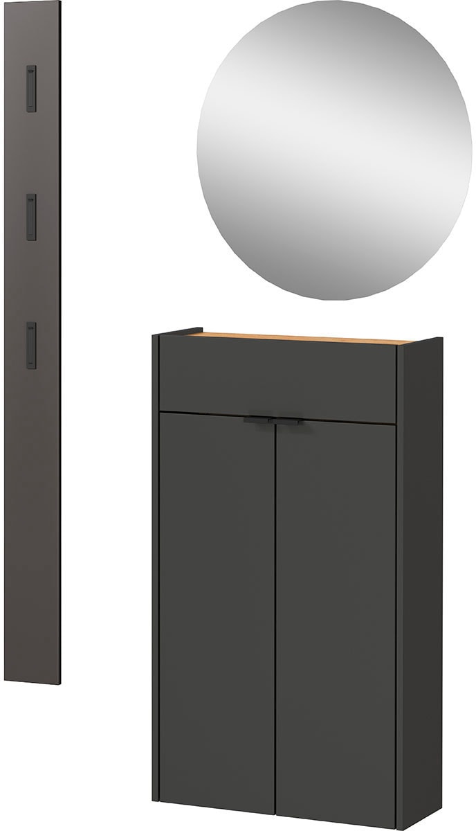 GERMANIA Garderoben-Set "Ameca", (Set, 3 St.), mit Mehrzweckschrank, Spiege günstig online kaufen