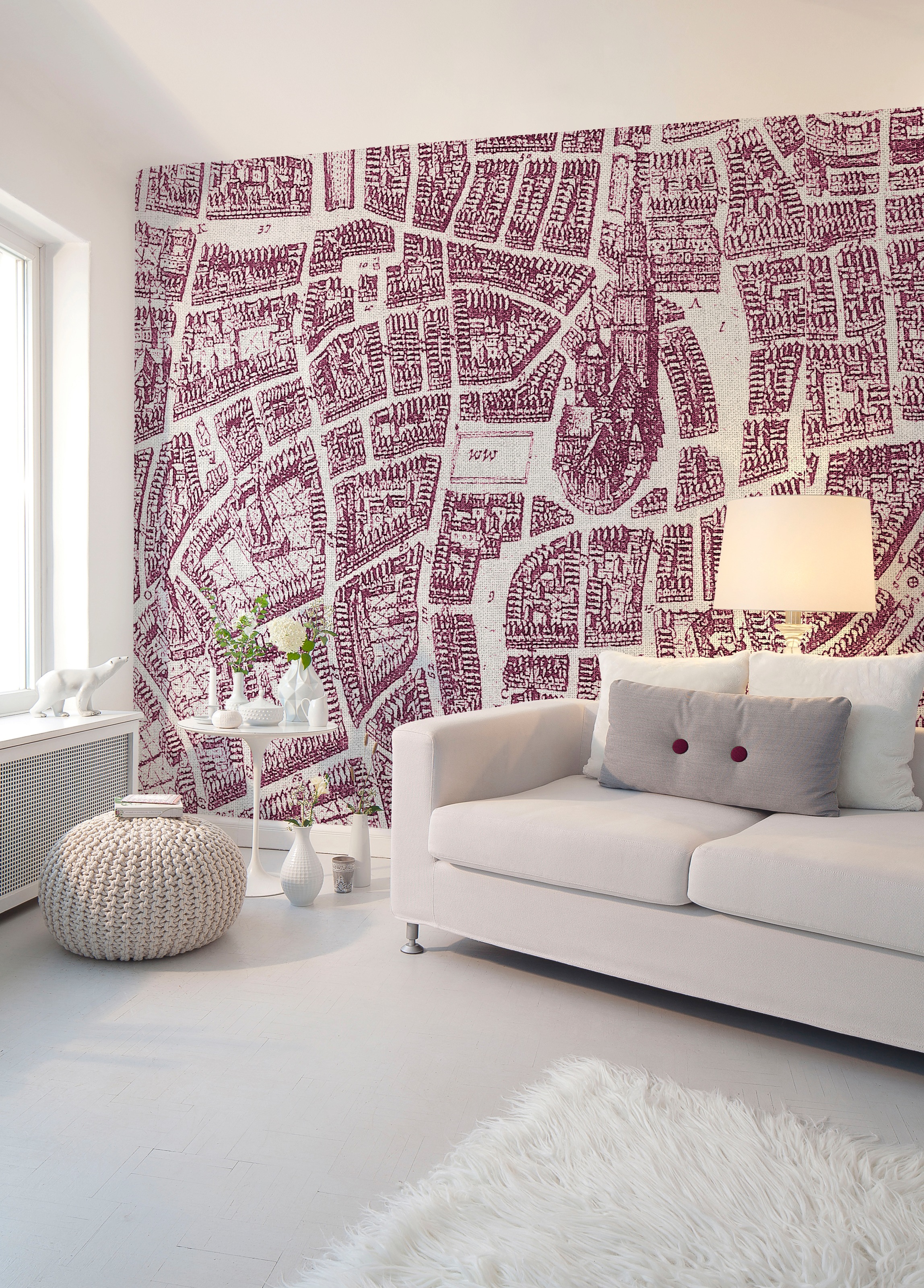Architects Paper Fototapete »Atelier 47 Ancient City View 3«, Stadt, Vlies, Wand, Schräge, Decke