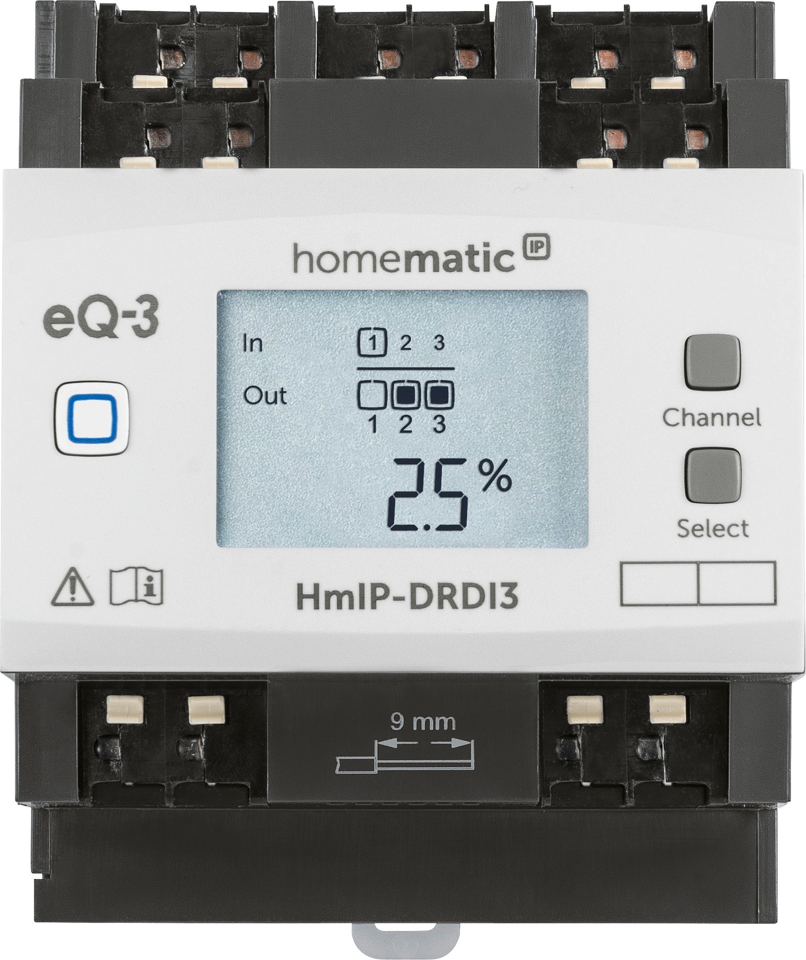 Homematic IP Smart-Home-Zubehör »Dimmaktor für Hutschienenmontage – 3-fach«