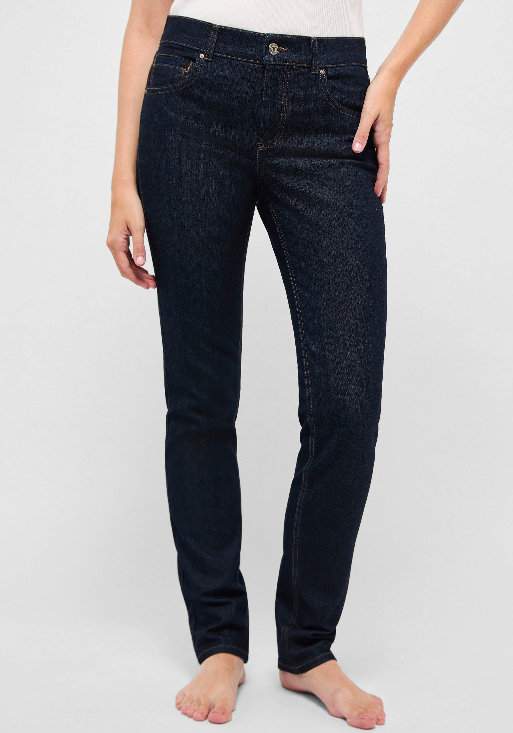 ANGELS 5-Pocket-Jeans »CICI« aus sportivem Denim