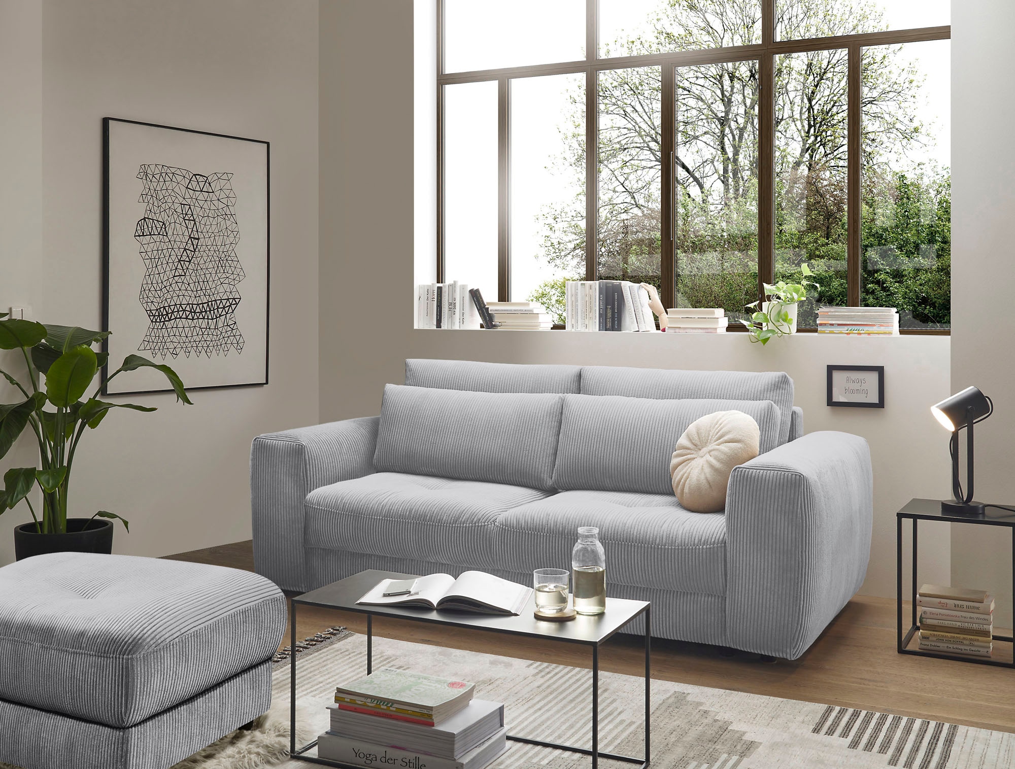 ED EXCITING DESIGN 2-Sitzer »Barura«, Big-Sofa mit 2 Nierenkissen günstig online kaufen