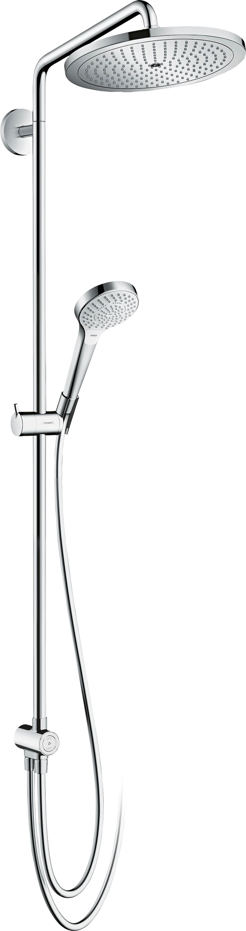 hansgrohe Kopfbrause »Croma Select S«, (Brausestange, Kopfbrause, Handbraus günstig online kaufen