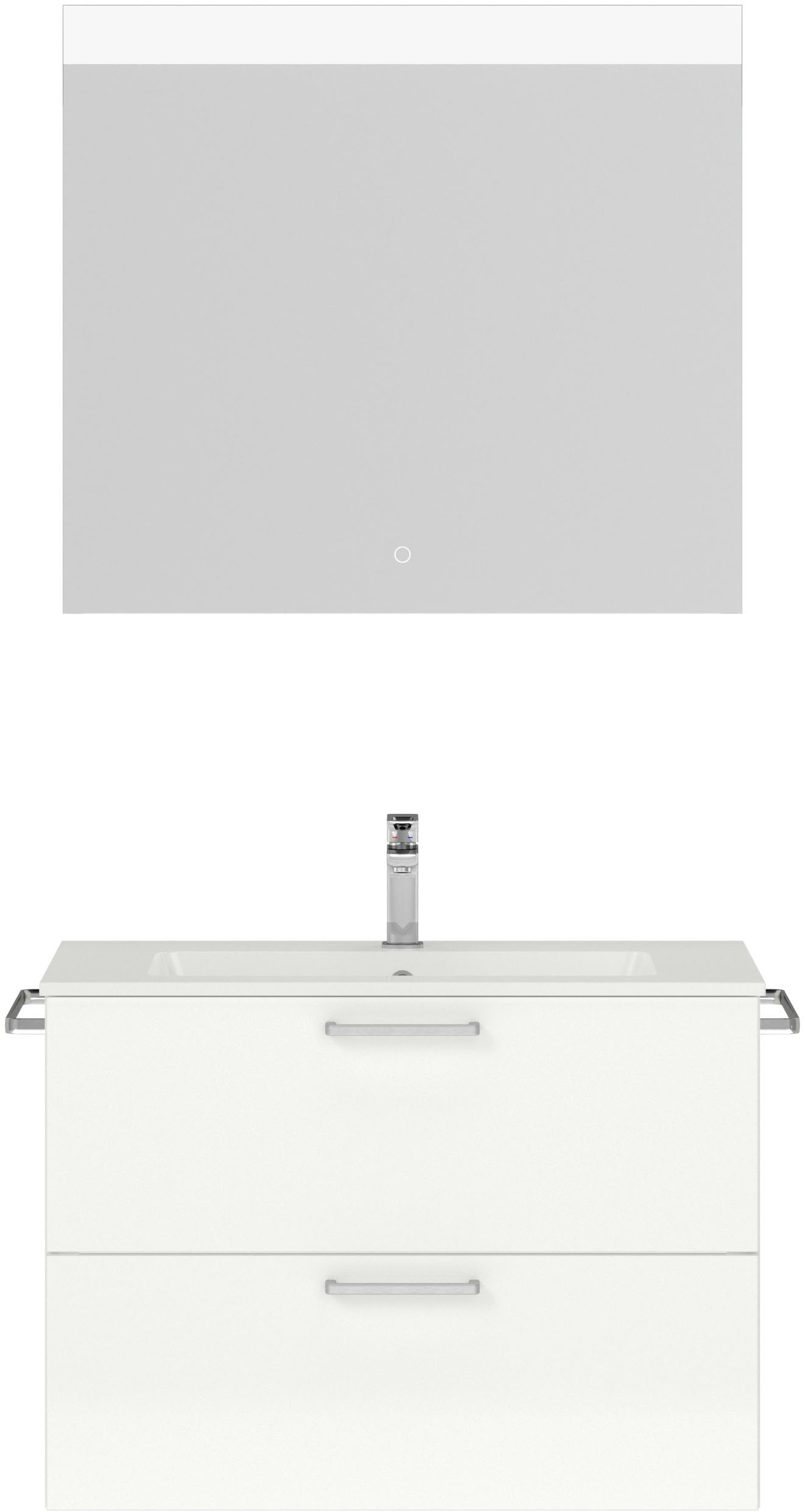 nobilia® Badmöbel-Set »Tolvina« vormontiert, mit Soft-Close, 2 Stk. tlg. günstig online kaufen