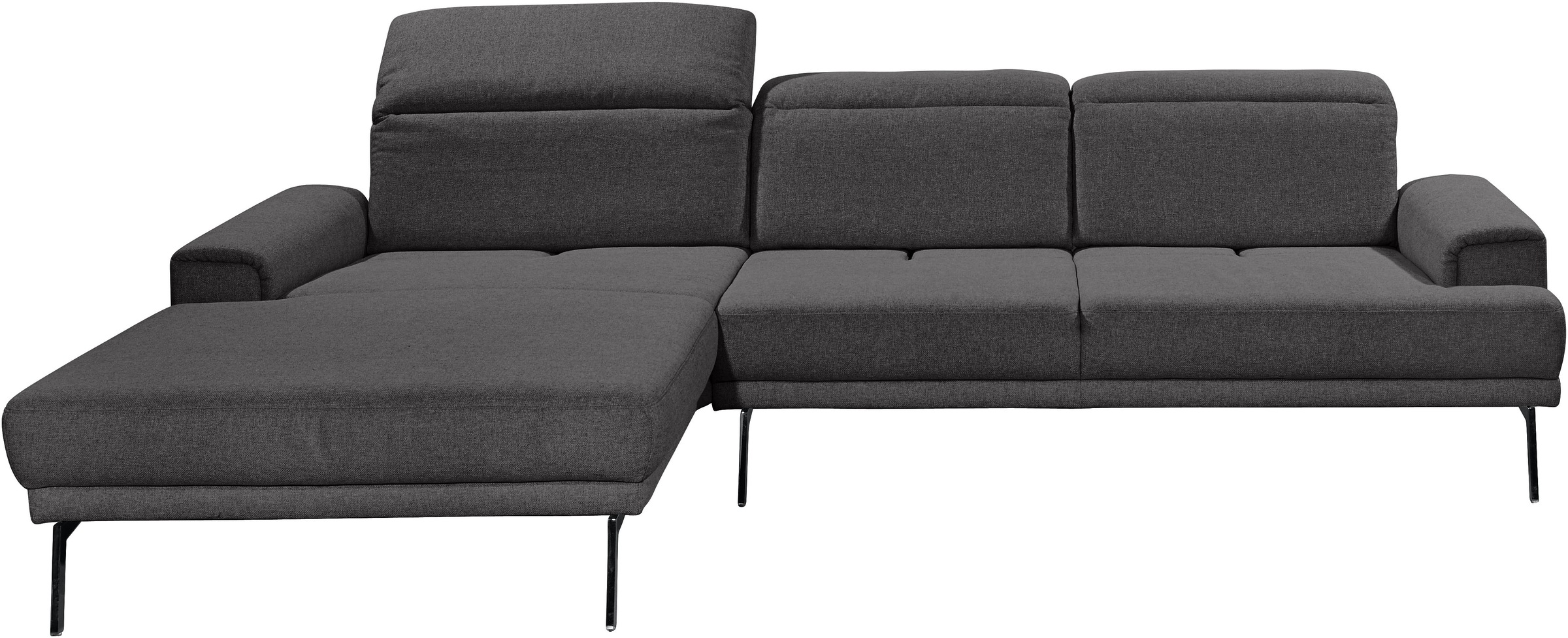 Musterring Ecksofa »MR 4580«, mit Kopf- und Sitztiefenverstellung, Metallfu günstig online kaufen