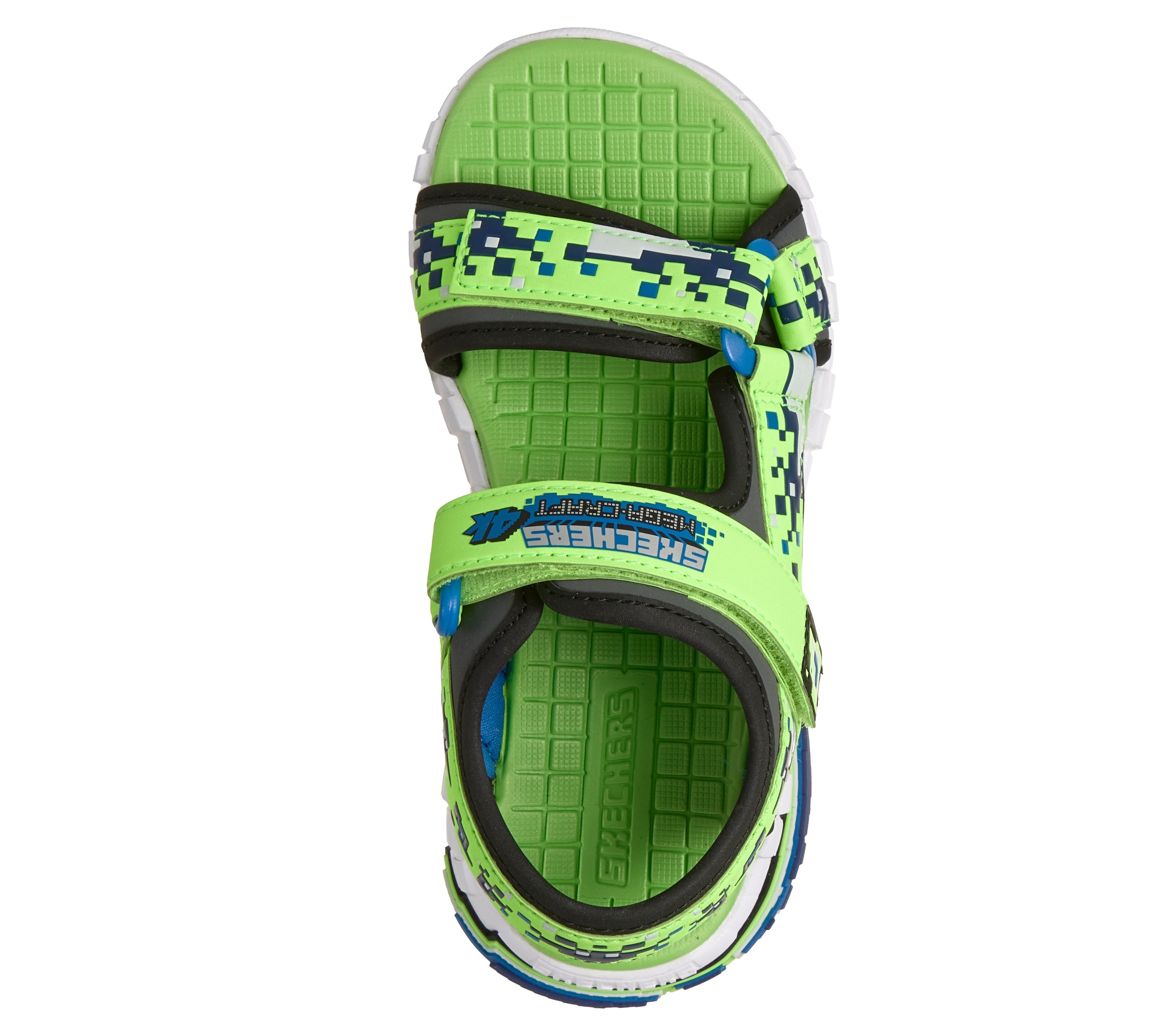 Skechers Sandale »MEGA-SPLASH 4K«  Mega Craft Sandale mit Klettverschluss, Größenschablone zum Download