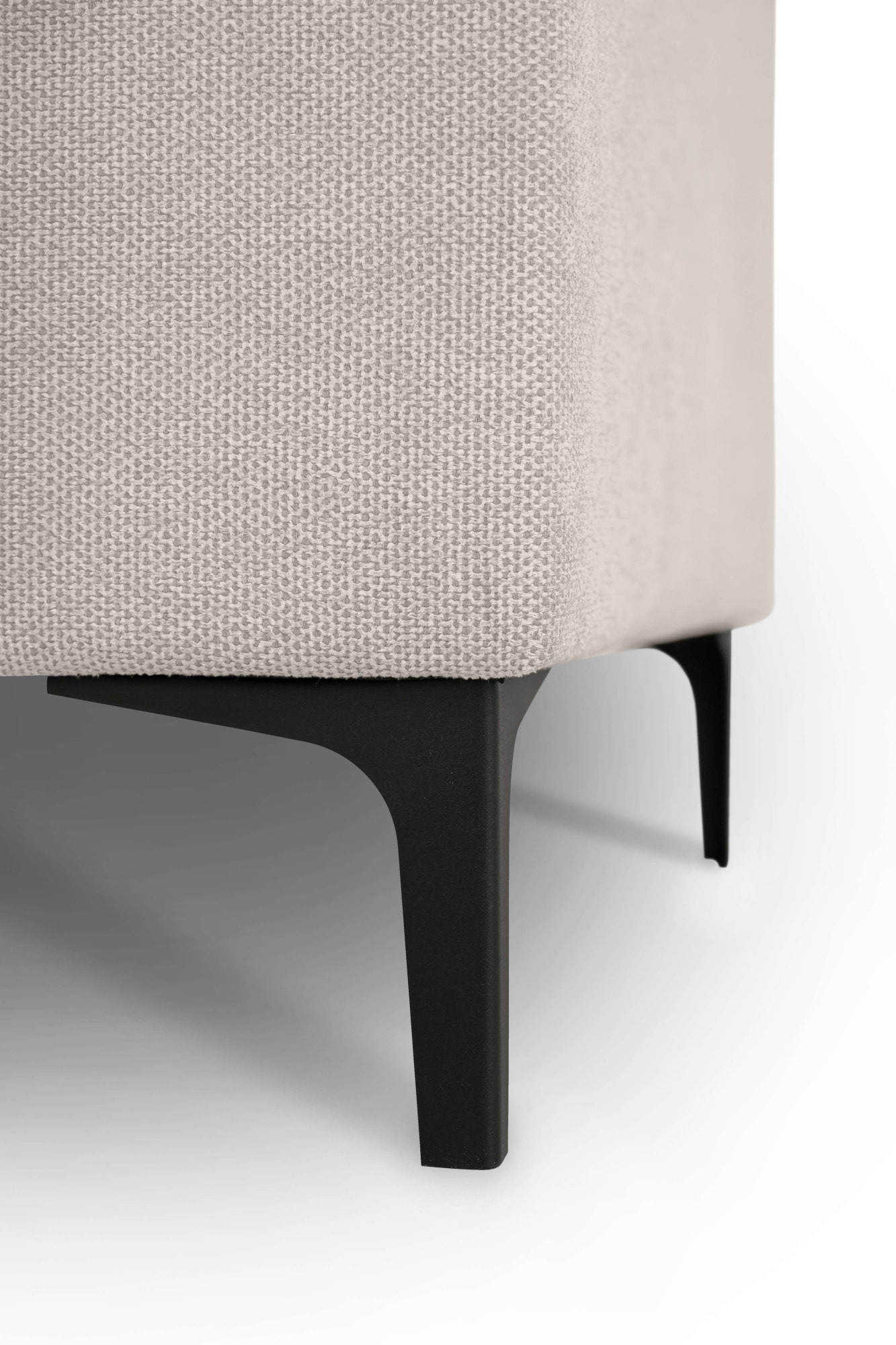 Home affaire Wohnlandschaft »Tournon U-Form, XXL Sofa, Breite 333 cm, Webstoff, Chenille«, Designsofa im nordischen Stil, Wellenunterfederung, Metallfüße