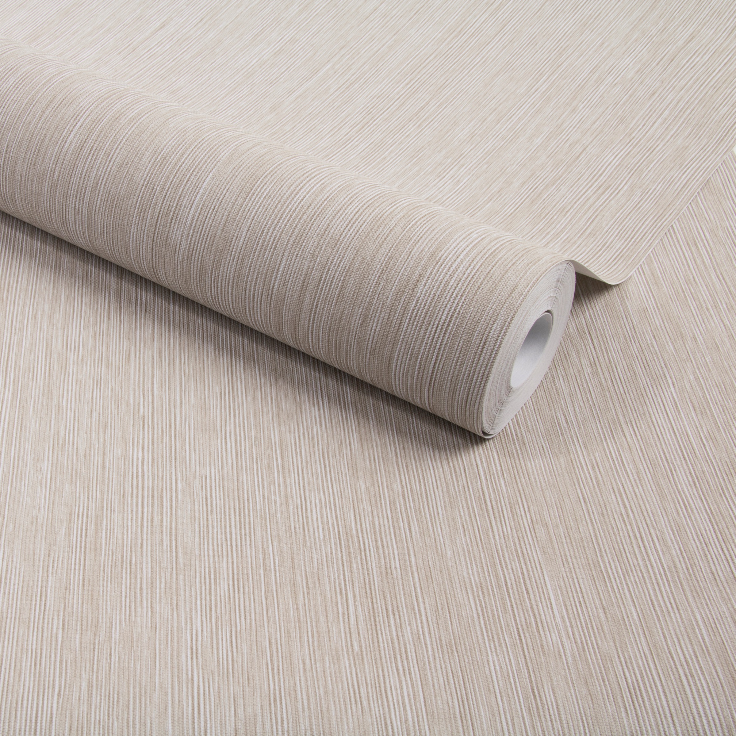 Art for the home Vliestapete »Sea Breeze Oxygen«, Uni sand beige 10 m x 0.52 m