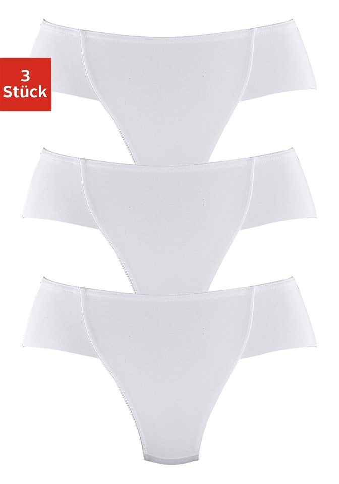 petite fleur Formstring, (Packung, 3 St.), Bodyforming Slip aus elastischer Baumwolle