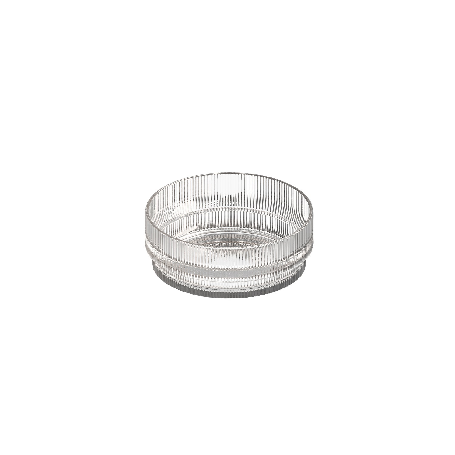 APS Schale »THE GRID« 6 aus Glas Glas, Ø 14 cm, Höhe 5,5 cm, 450 ml, stapelbar, mikrowellengeeignet
