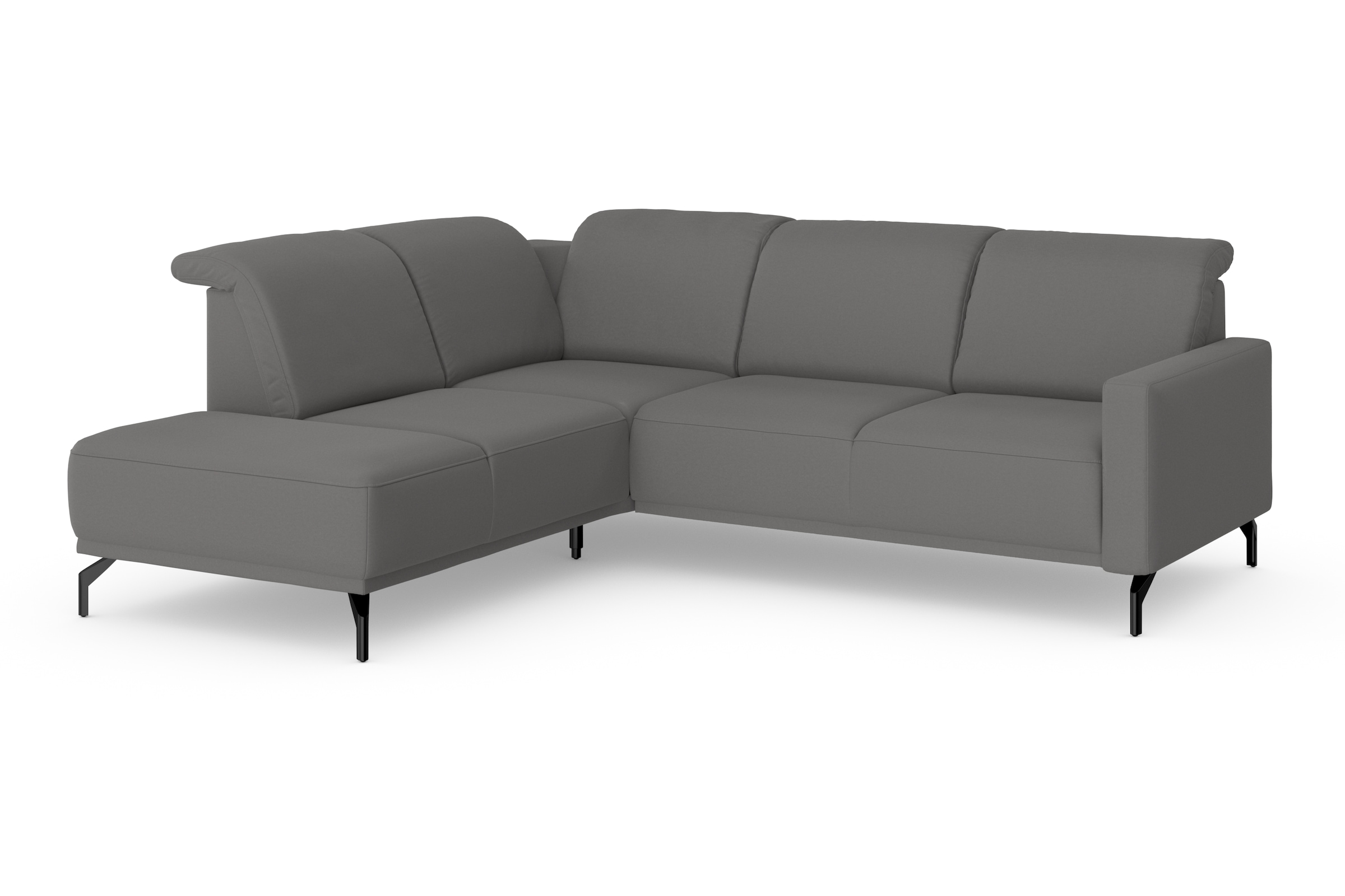 sit&more Ecksofa »Bailando L-Form«, wahlweise mit Kopfteilverstellung und Vorziehsitz, motorisch