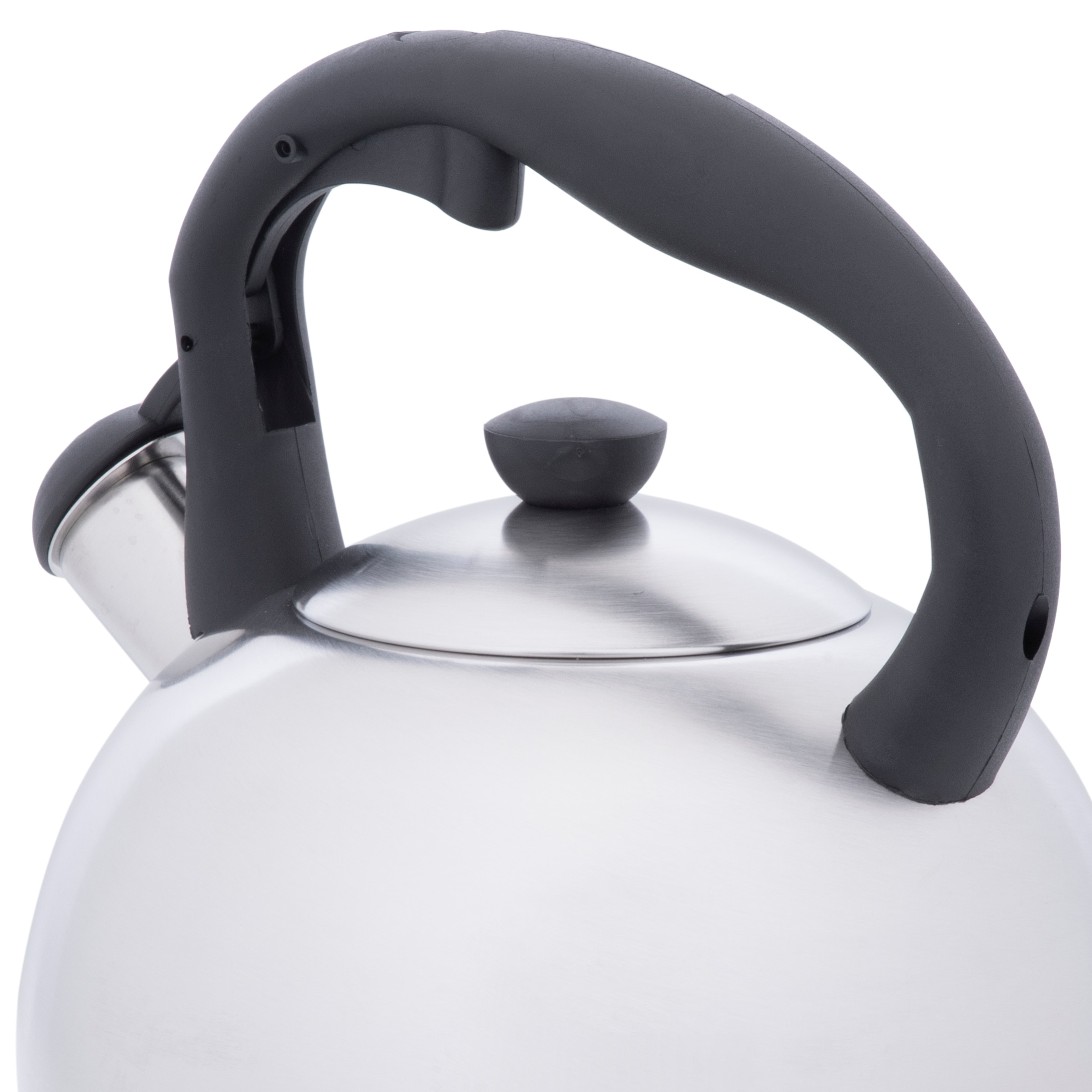 RESTO Kitchenware Wasserkessel »Perseus, Flötenkessel 3 l m. wärmespeicherndem Boden im Geschenkkarton«, Edelstahl, (1 tlg.), mit ergonomischem, wärmeableitenden Bakelit-Griff