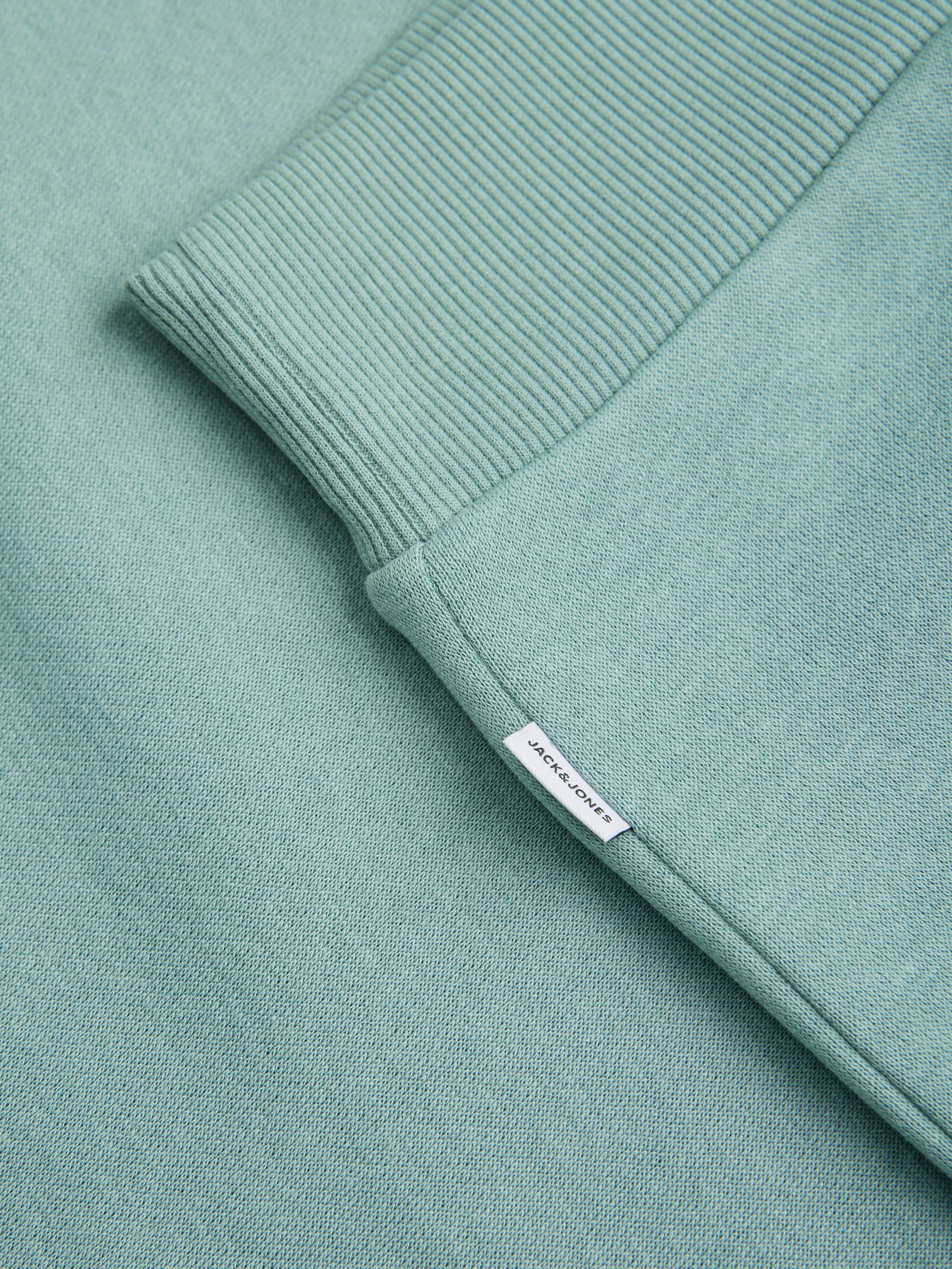 Jack & Jones Sweatshirt »JJEBRADLEY SWEAT HALF ZIP NOOS«, Materialmix, relaxed fit
