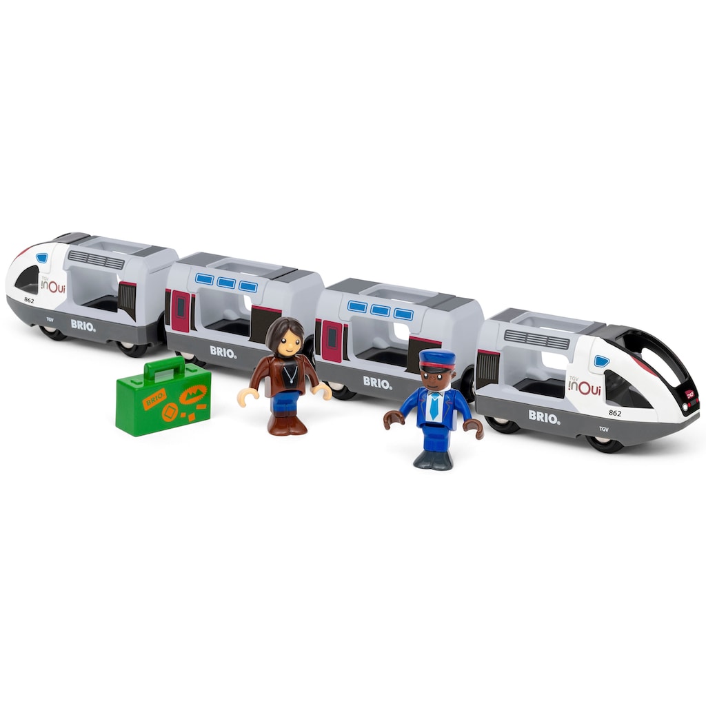 BRIO® Spielzeug-Eisenbahn »BRIO® WORLD, TGV Hochgeschwindigkeitszug«