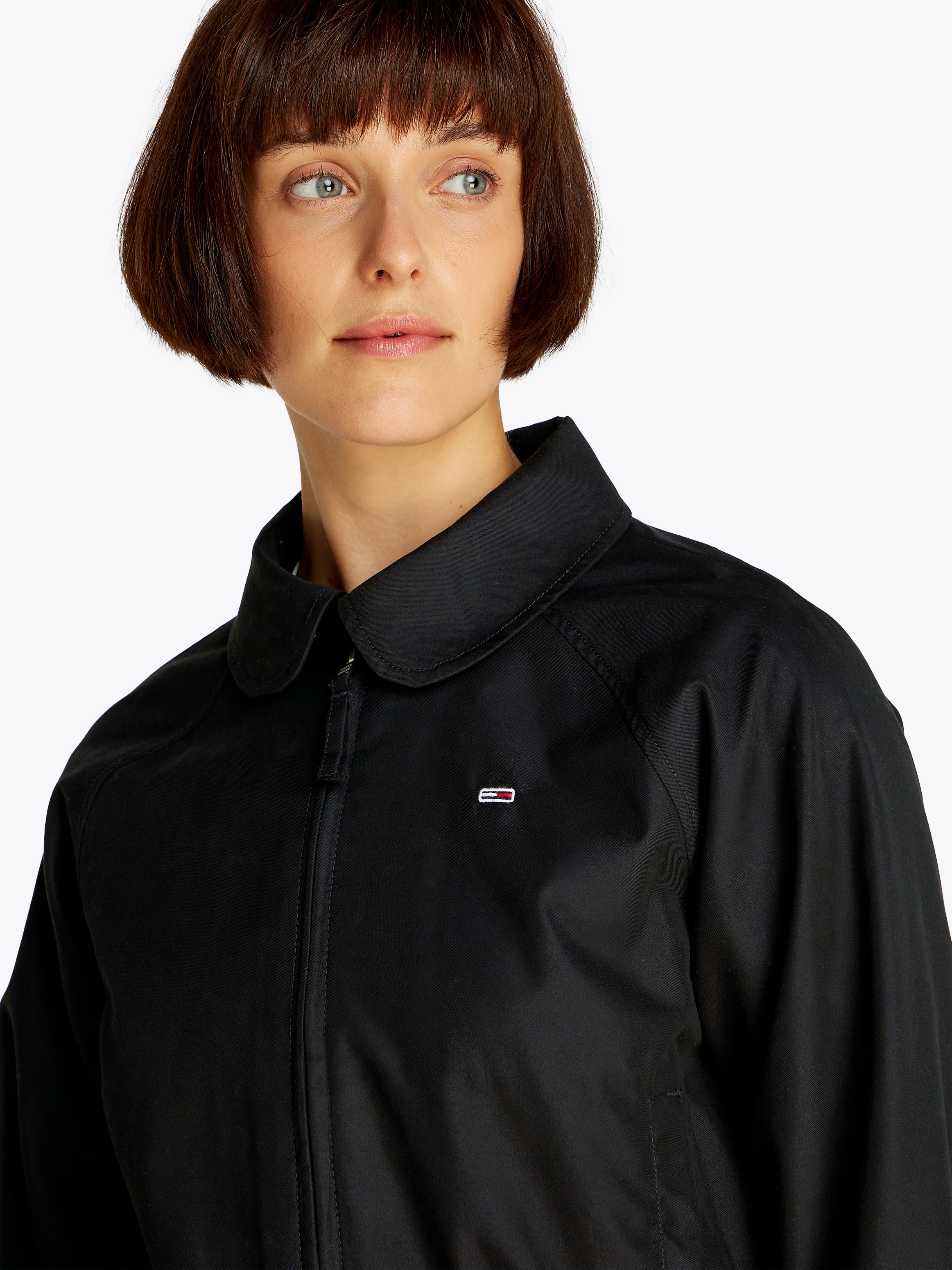 Tommy Jeans Blouson »TJW COTTON JACKET EXT«, mit kurzem Schnitt, mit Raglanärmeln
