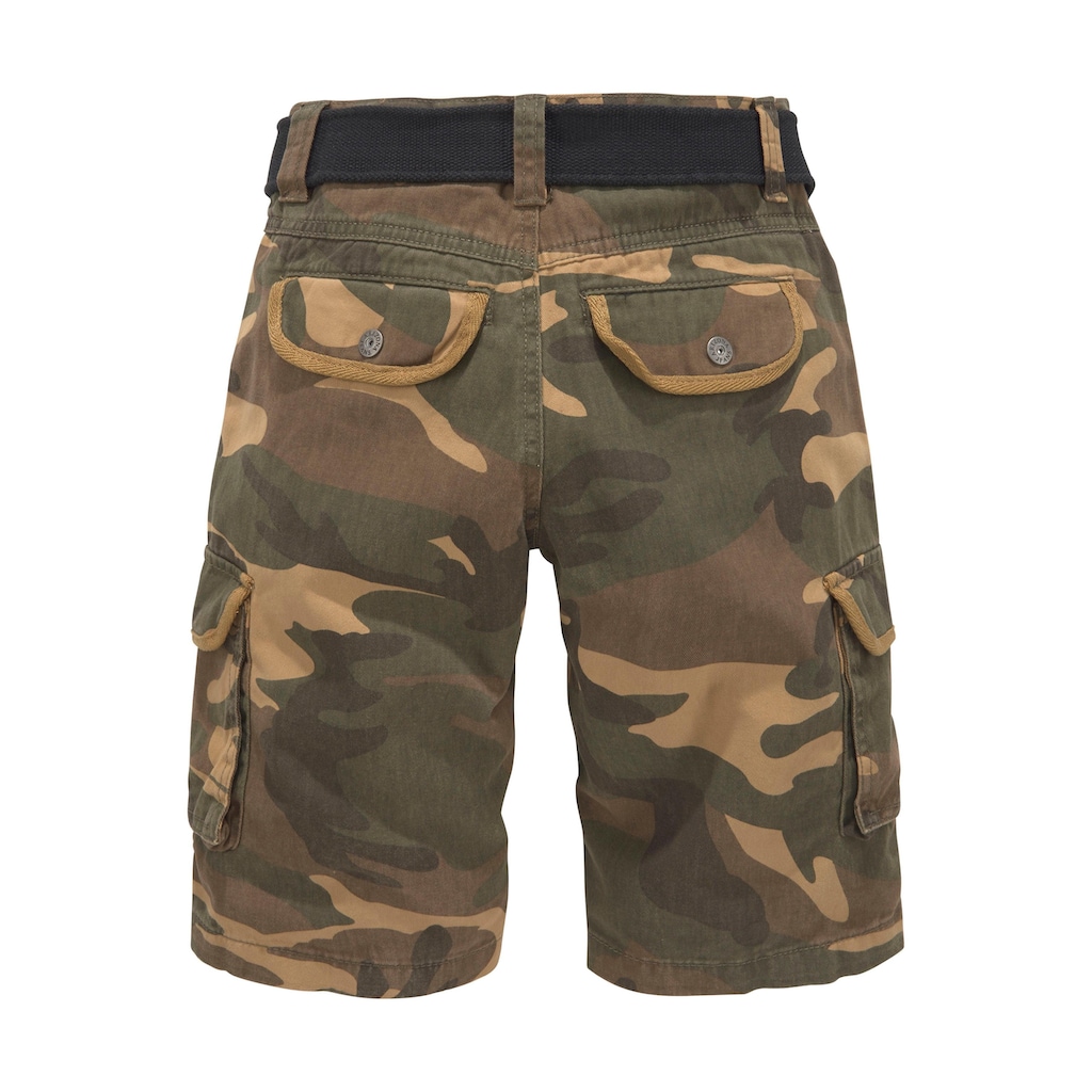 KIDSWORLD Bermudas »Bermudas+Gürtel«, (Set, 2 tlg.), mit Textilgürtel