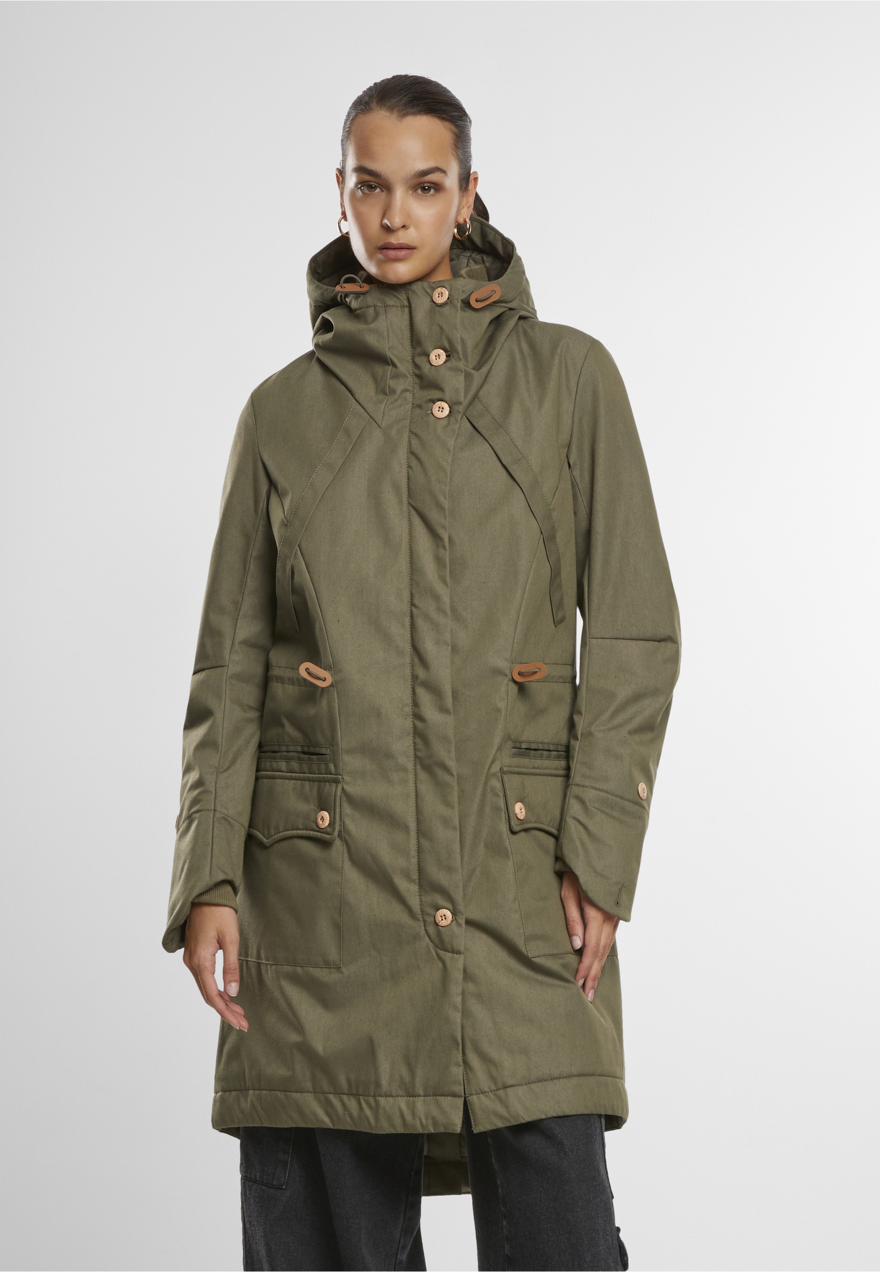Brandit Parka »Brandit Brandit Women Mayleene Winterparka« 1 Stk. tlg. mit Kapuze