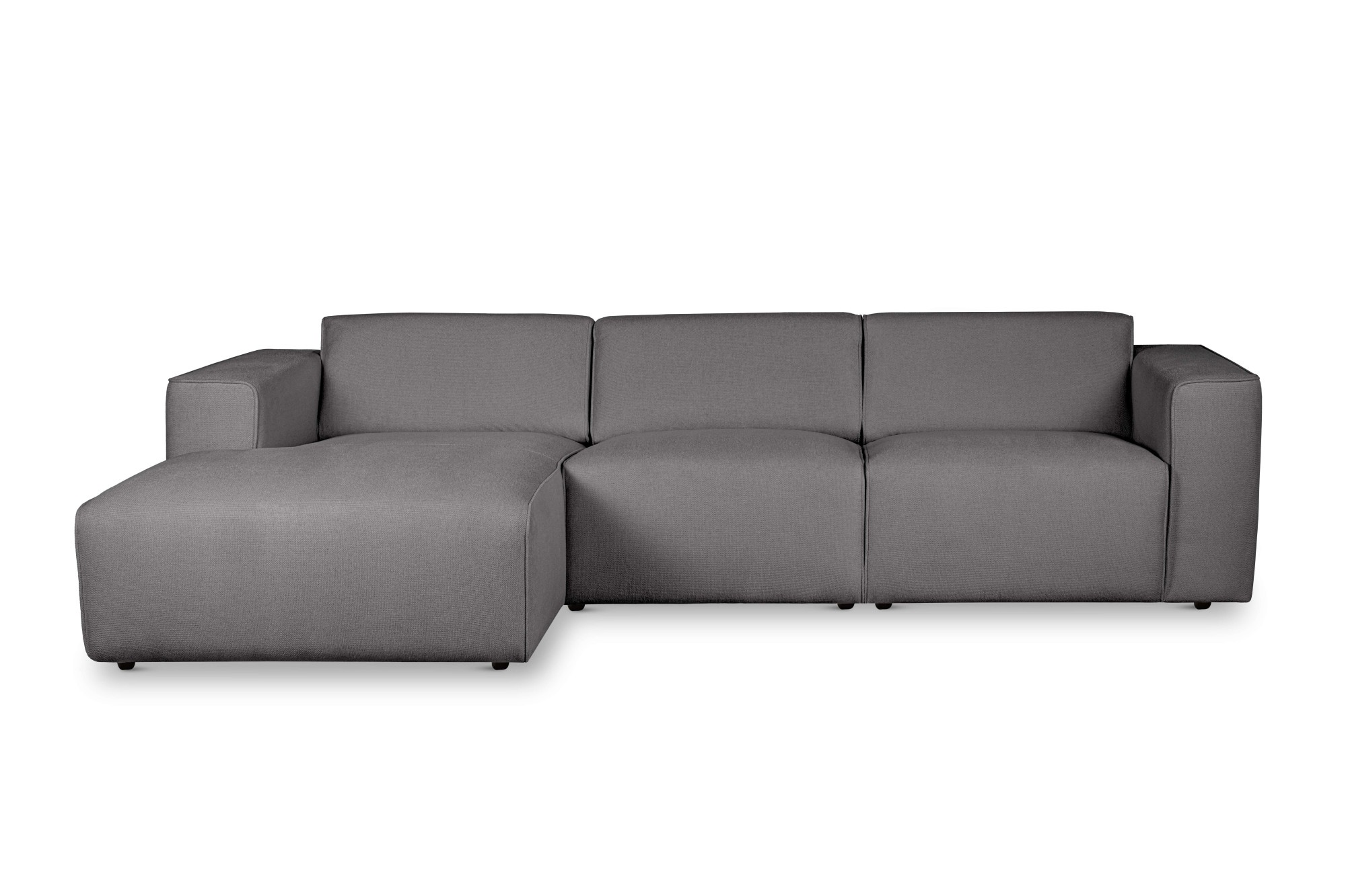 andas Ecksofa »Noord«, L-Form, mit Kedernaht, Breite 281 cm, Cord, Struktur günstig online kaufen