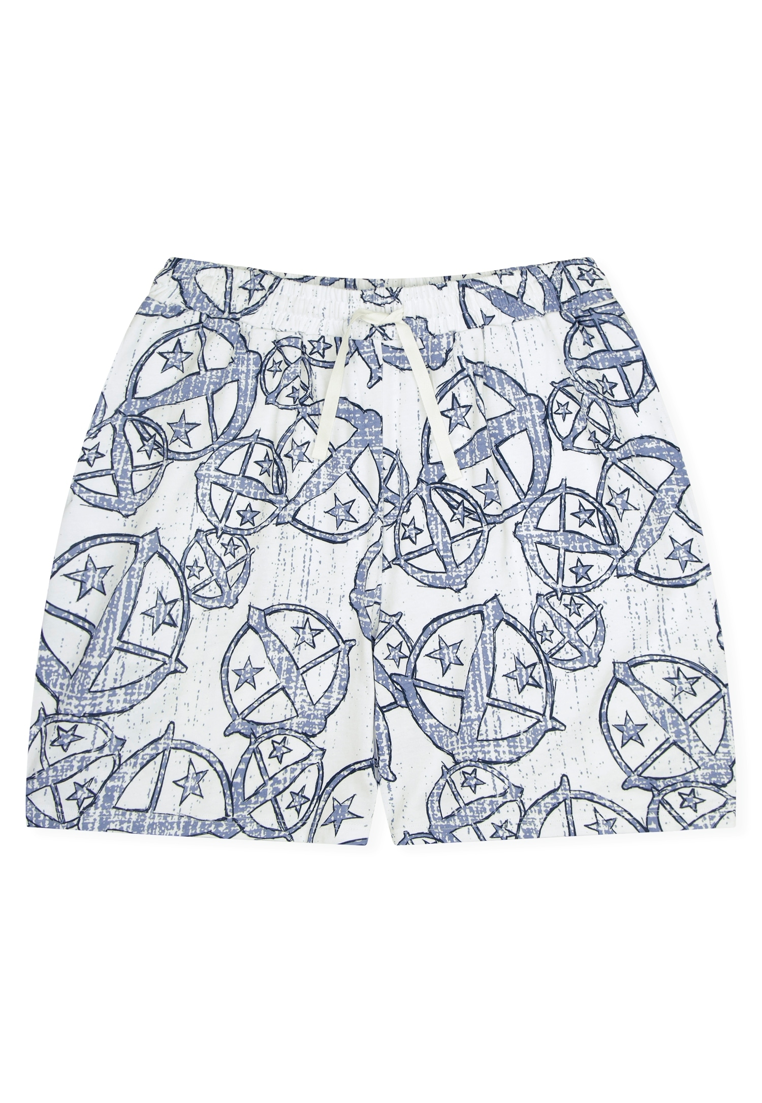 Schiesser Pyjamashorts »SCHIESSER 150 YEARS«, seitliche Taschen, Allover-Druck, Baumwolle