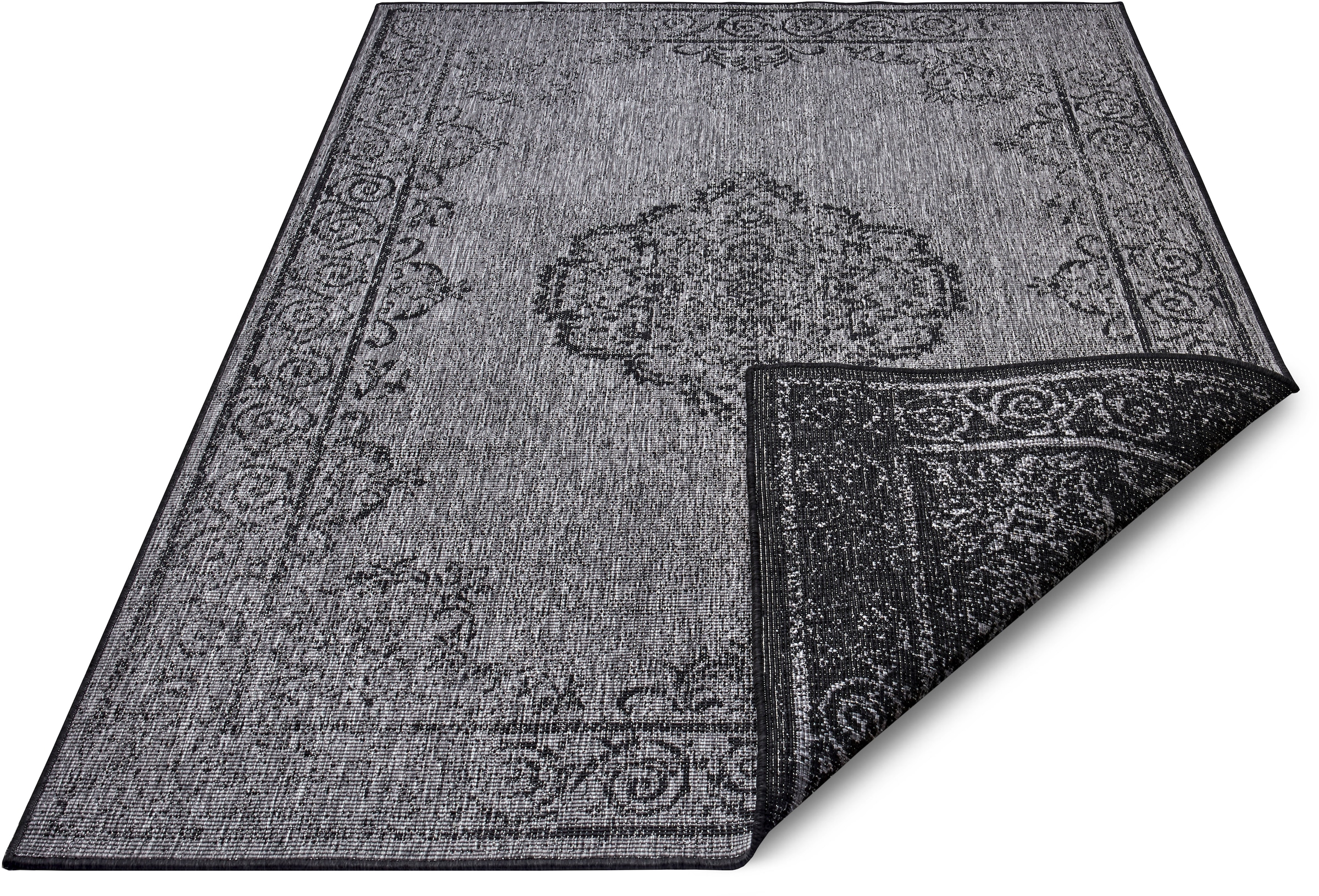 NORTHRUGS Teppich »CEBU Wendeteppich«, rechteckig, 5 mm Höhe, In-& Outdoor, günstig online kaufen