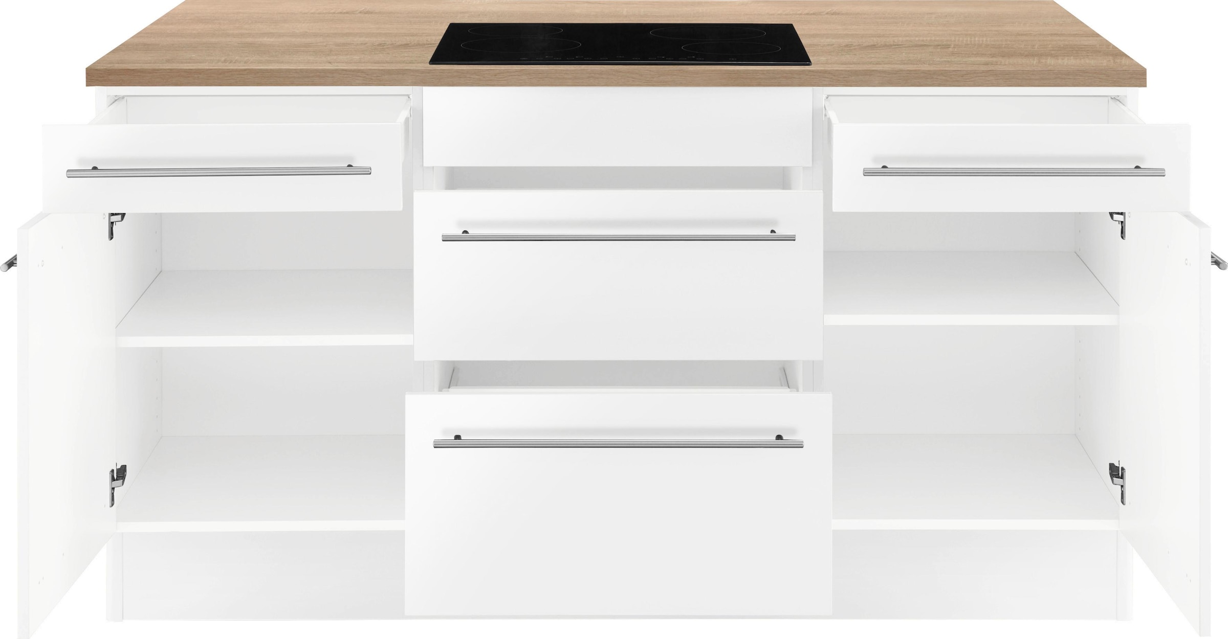 OPTIFIT Kochinsel »Bern«, Stellbreite 160x95 cm mit höhenverstellbaren Füßen