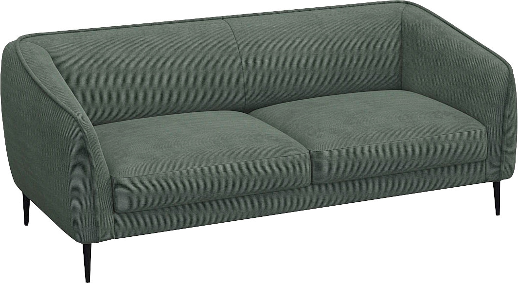 FLEXLUX 2,5-Sitzer »Belle Designsofa, Couch, bequem durch Kaltschaum im Sitz«, Skandinavisches Design, In hochwertiger Verarbeitung