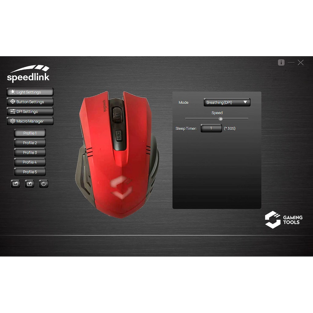 Speedlink Gaming-Maus »FORTUS Wireless«, Funk